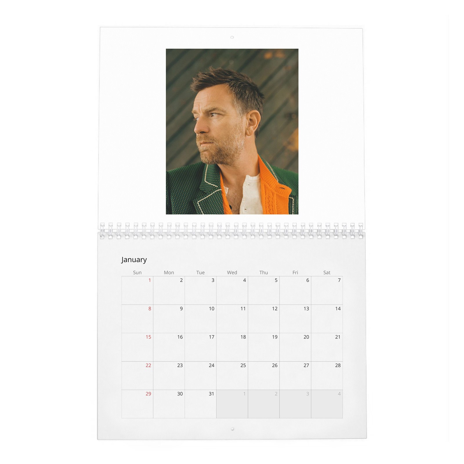 01 Ewan Mcgregor - The Jedi Returns 2027 Wall Calendar