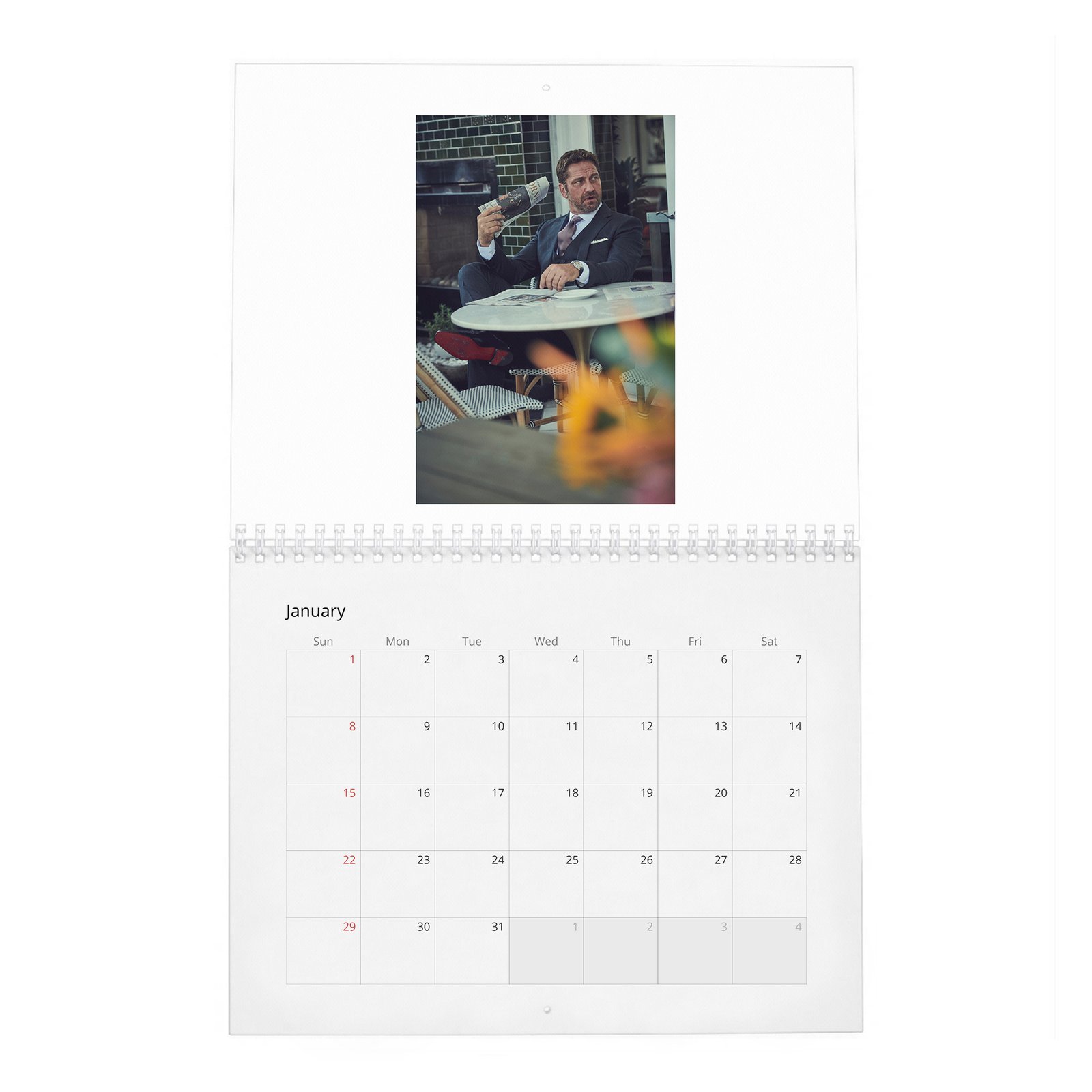 01 Gerard Butler - Nobleman 2027 Wall Calendar