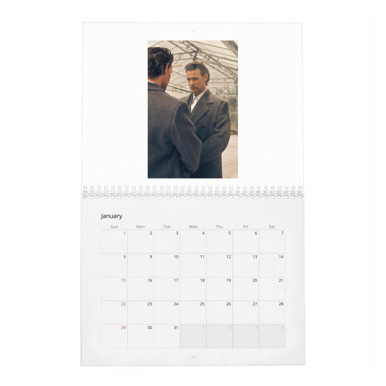 01 Matt Smith - Flaunt 2027 Wall Calendar