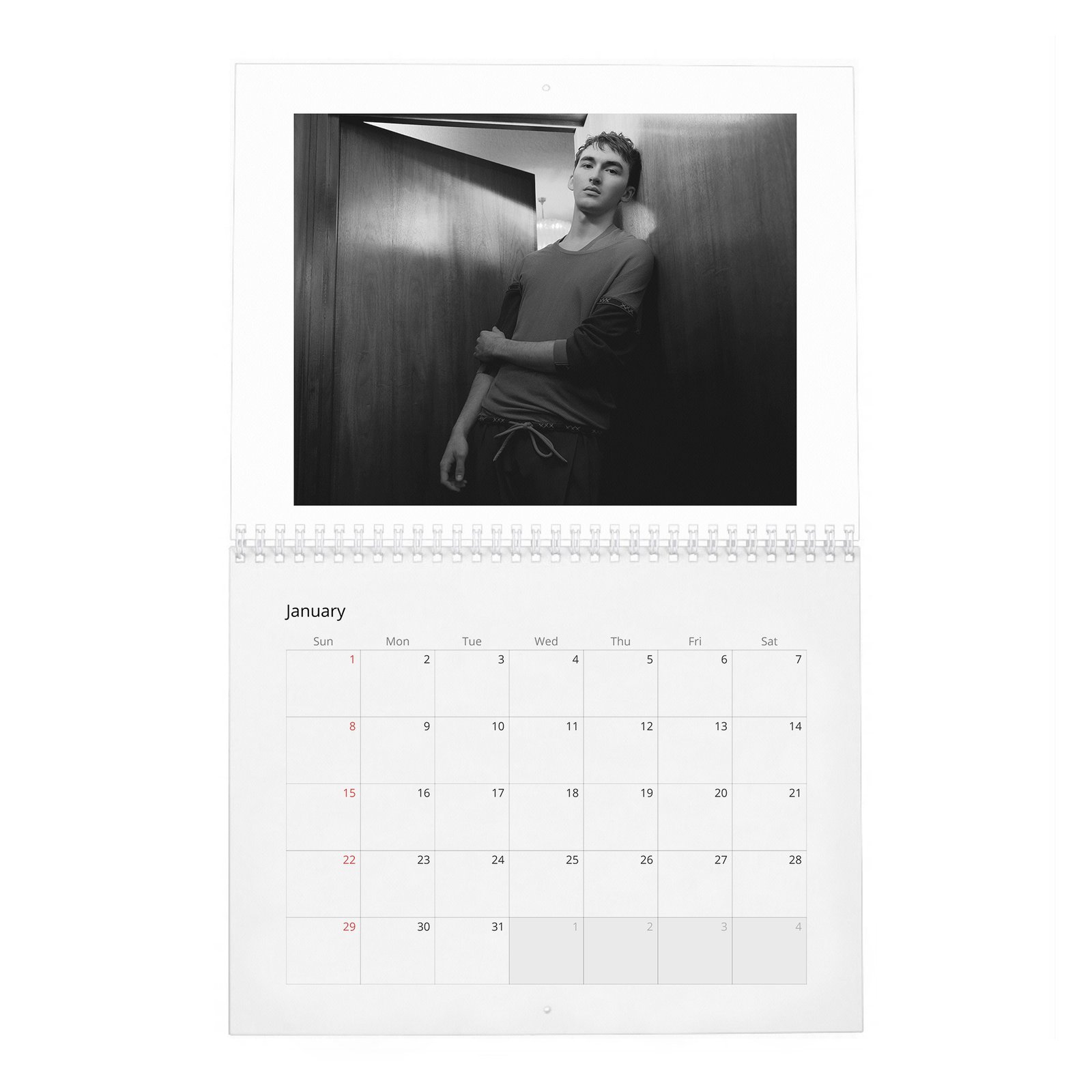 01 Isaac Hempstead Wright - Zoo 2027 Wall Calendar