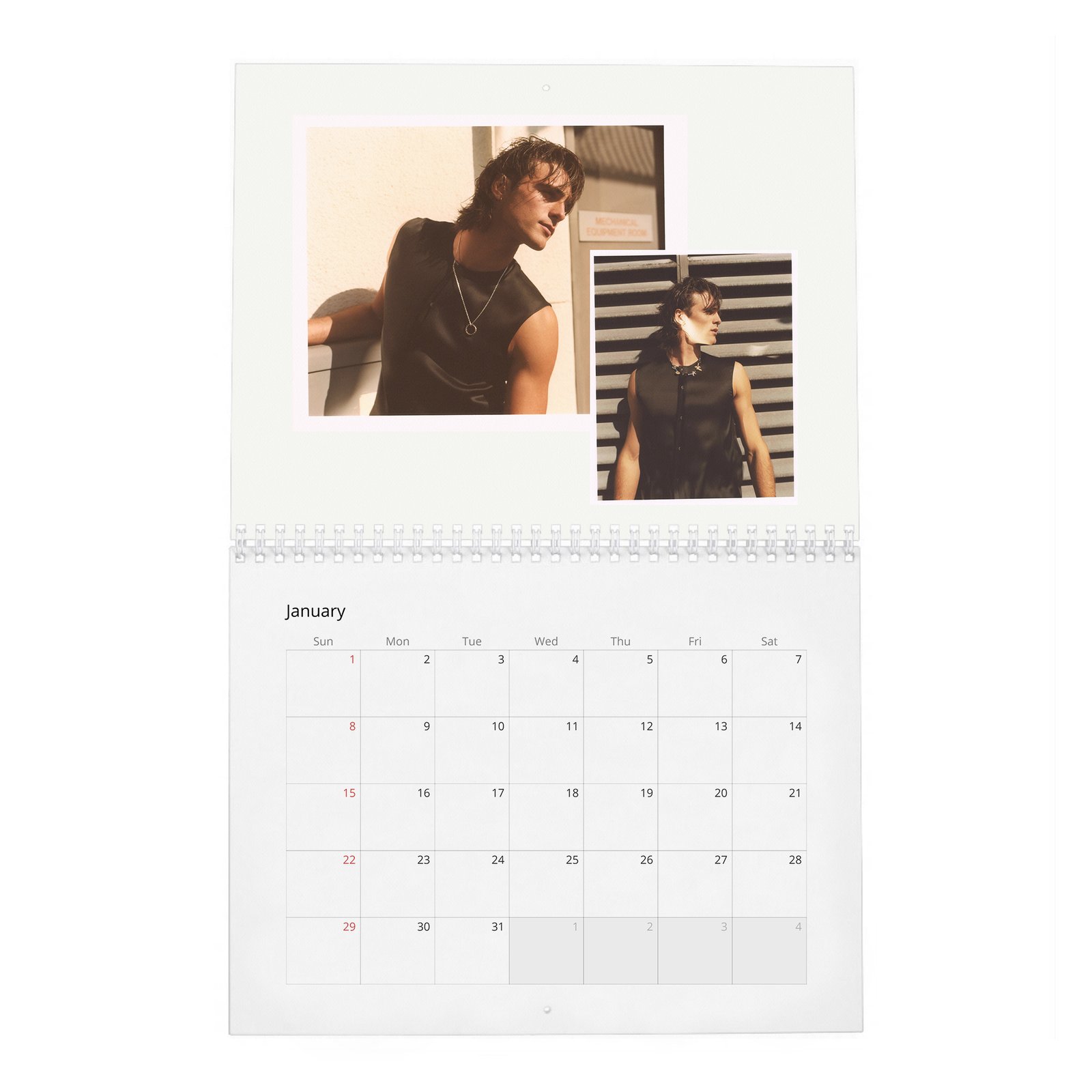 01 Jacob Elordi - Flaunt 2027 Wall Calendar