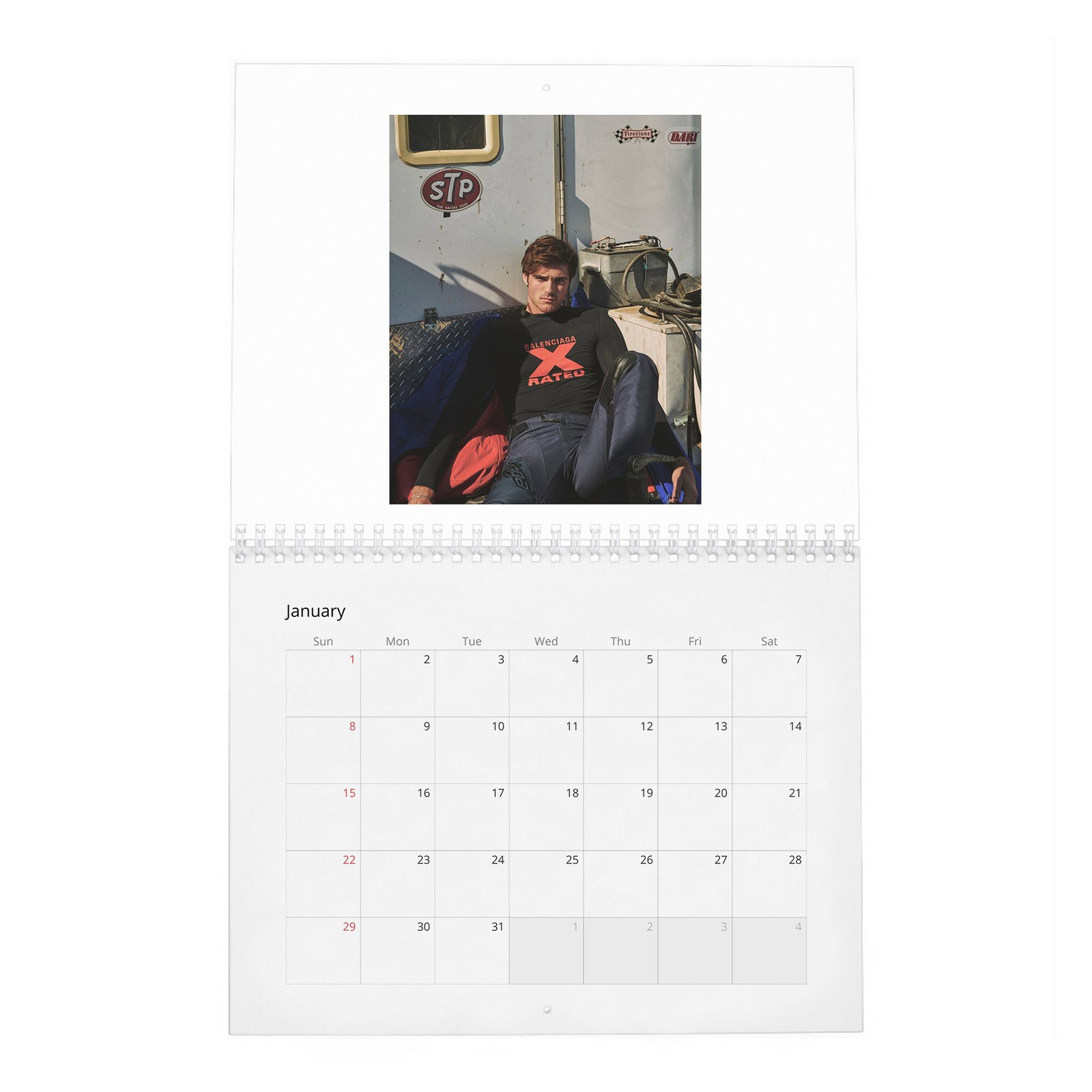 Jacob Elordi - Overdrive 2027 Wall Calendar