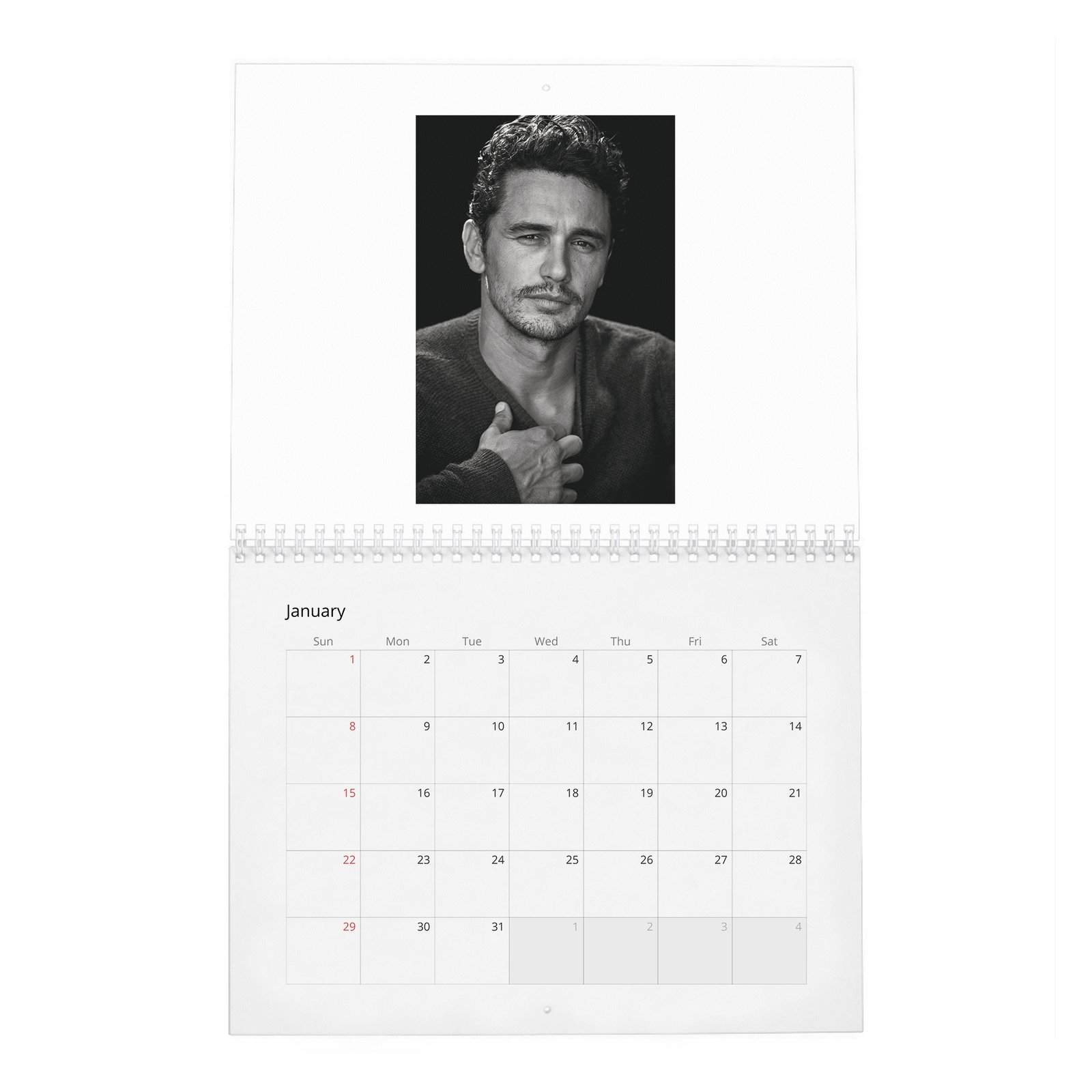 01 Jared Padalecki - The New Texas Ranger 2027 Wall Calendar