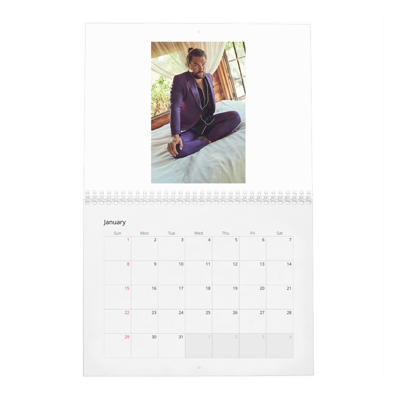 01 Jason Momoa - King Of The Wild Things 2027 Wall Calendar