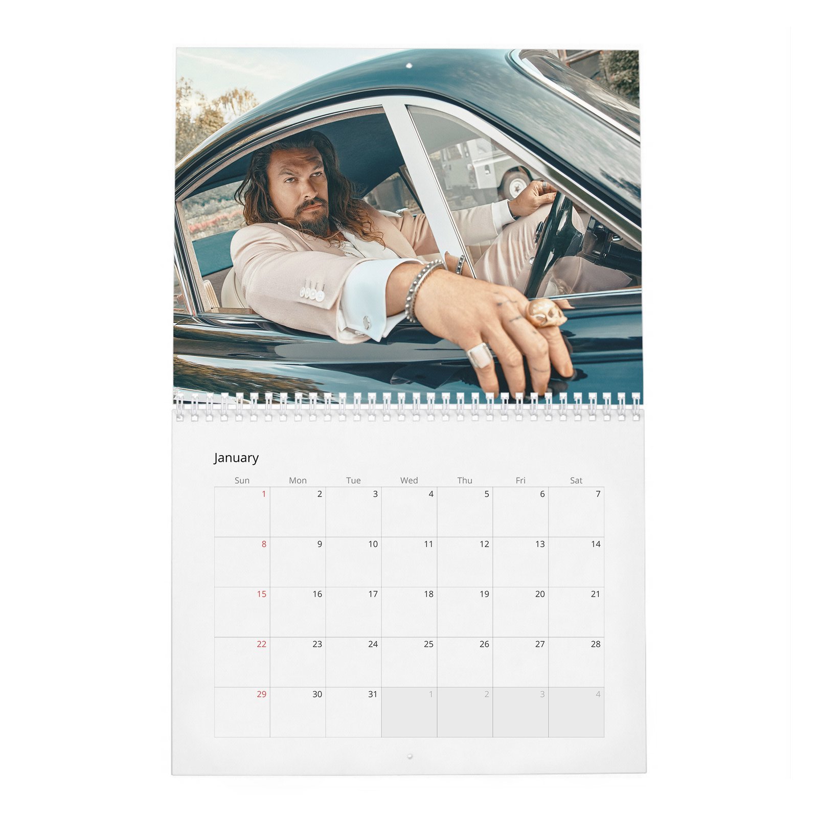 01 Jason Momoa - New Tricks 2027 Wall Calendar