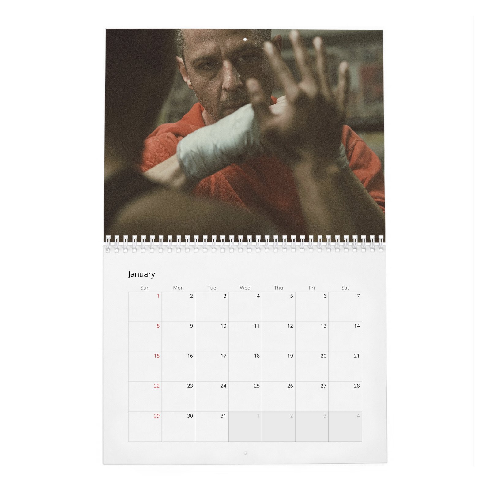 01 Jeremy Strong - The Relentless 2027 Wall Calendar