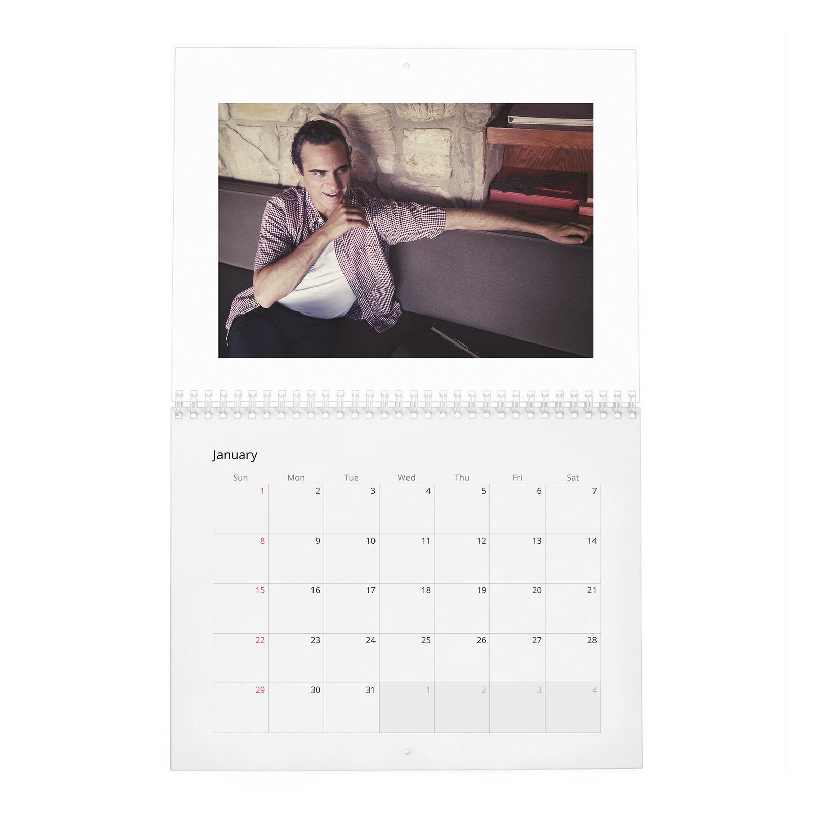 01 Joaquin Phoenix - Hollywood Rebel 2027 Wall Calendar