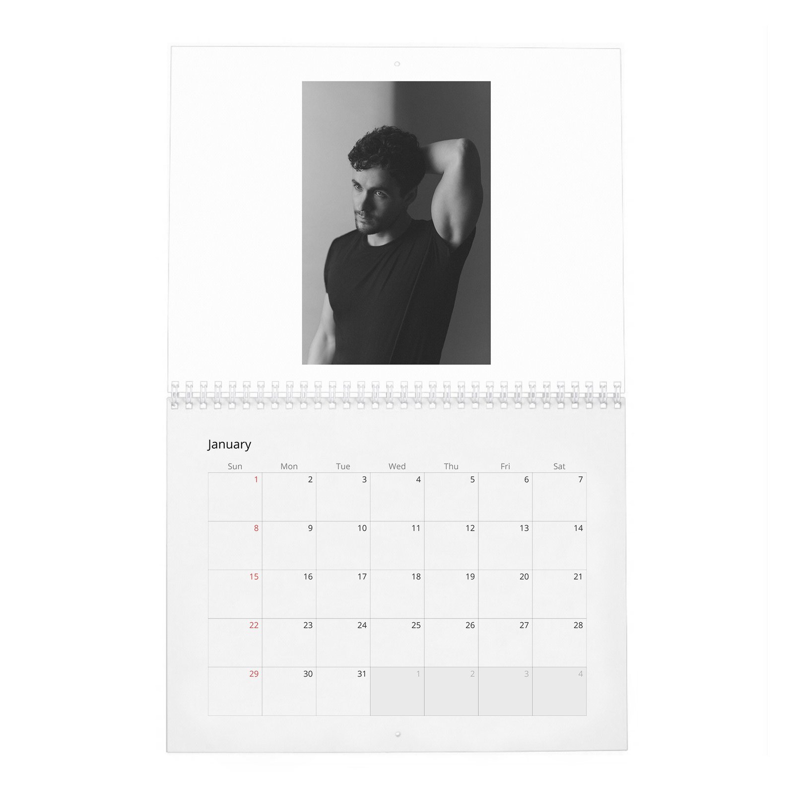01 Jonah Hauer-King - Leading Lights 2027 Wall Calendar