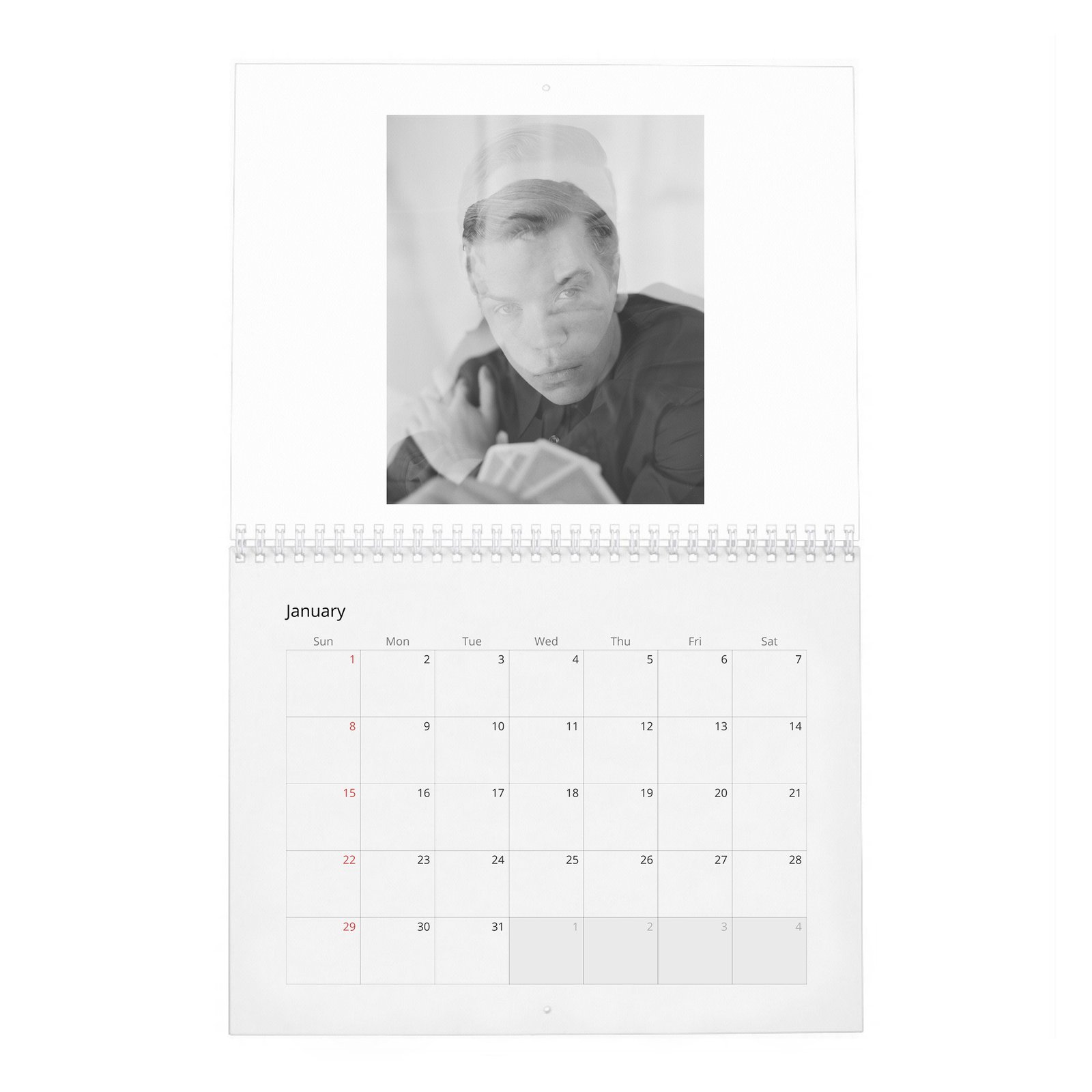 01 Will Poulter - Laterals 2027 Wall Calendar