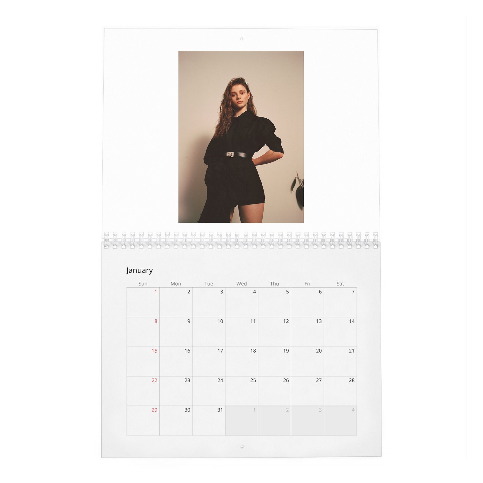 01 Thomasin McKenzie - Flaunt 2027 Wall Calendar