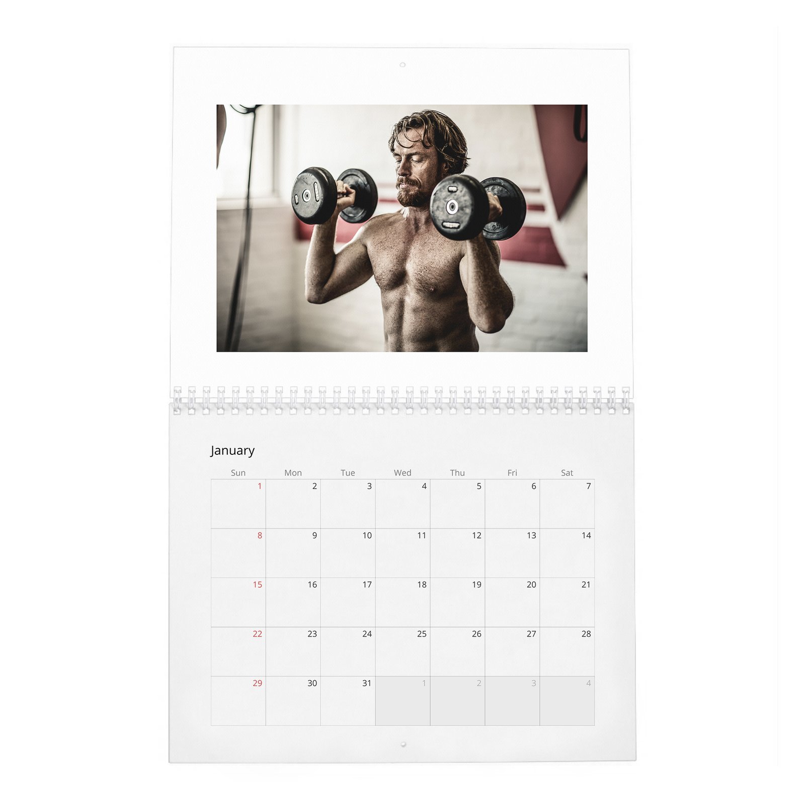 01 Black Sails Leading Men - Burn the Ships 2027 Wall Calendar