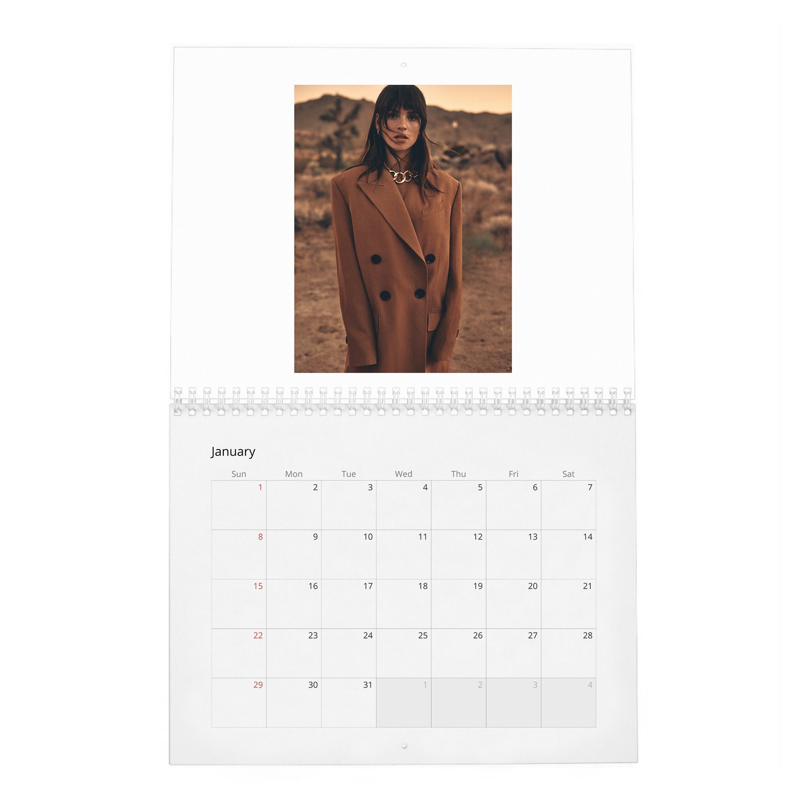 01 Adria Arjona - Flaunt 2027 Wall Calendar