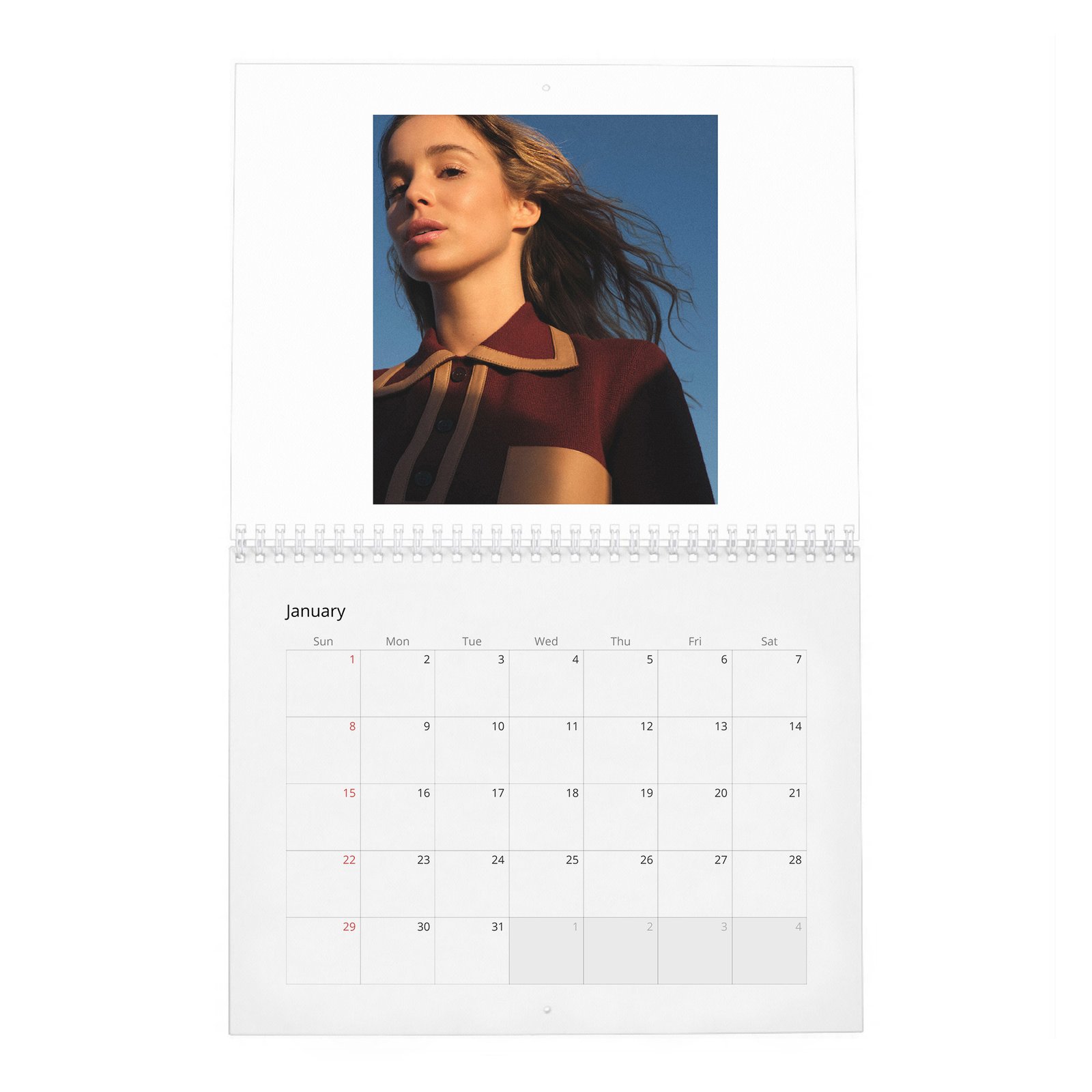 01 Alba Babtista - Embrancing Life 2027 Wall Calendar
