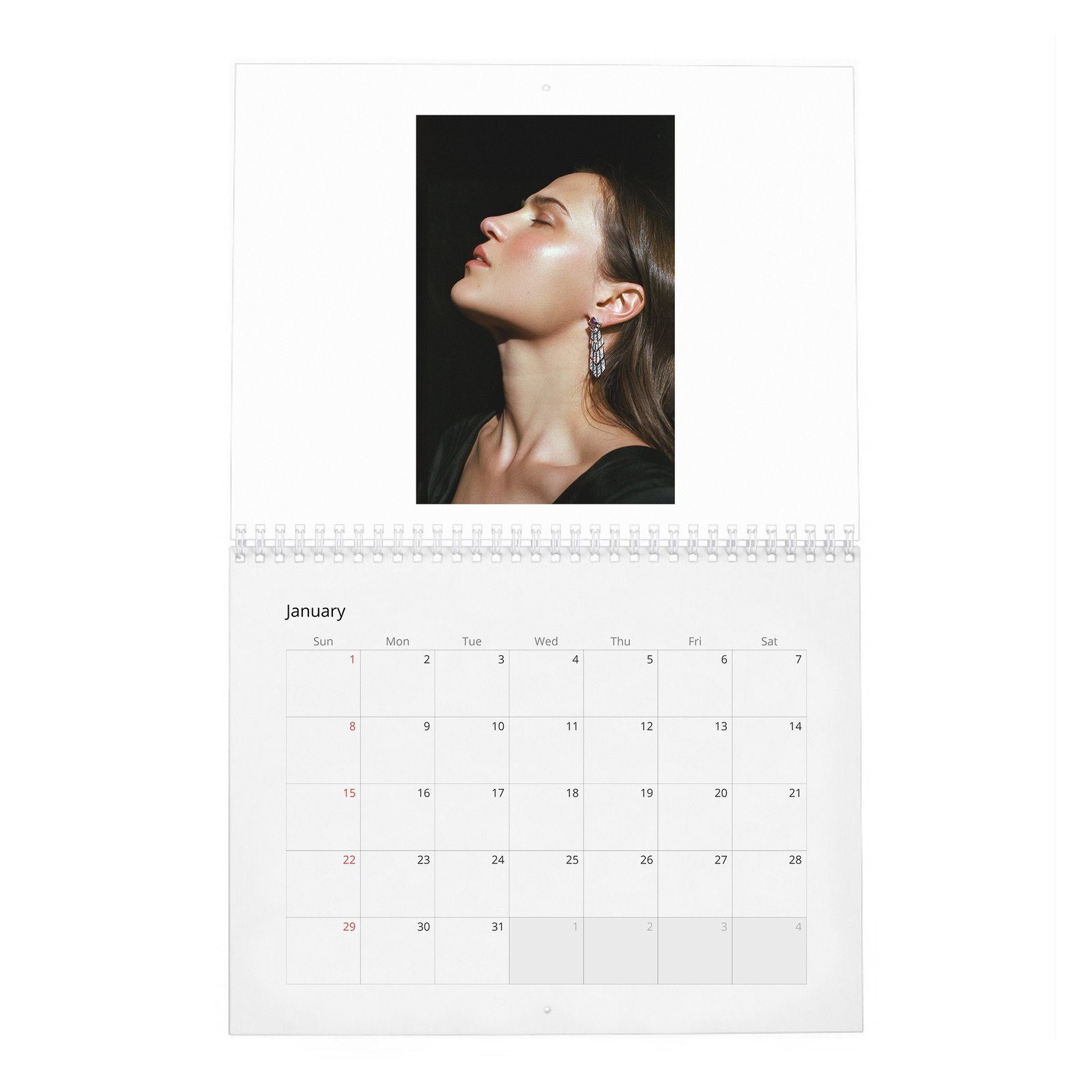 Alicia Vikander - Swedish North Star 2027 Wall Calendar