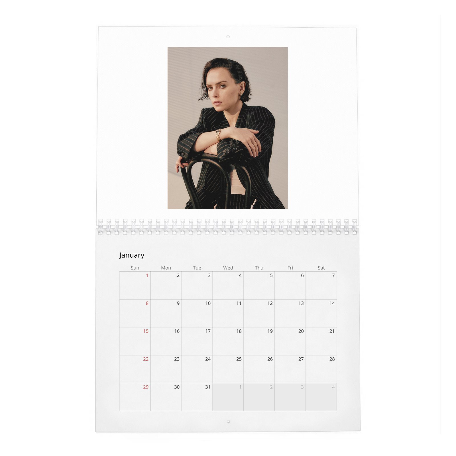 01 Daisy Ridley - Trailblazer In Her Own Right 2027 Wall Calendar