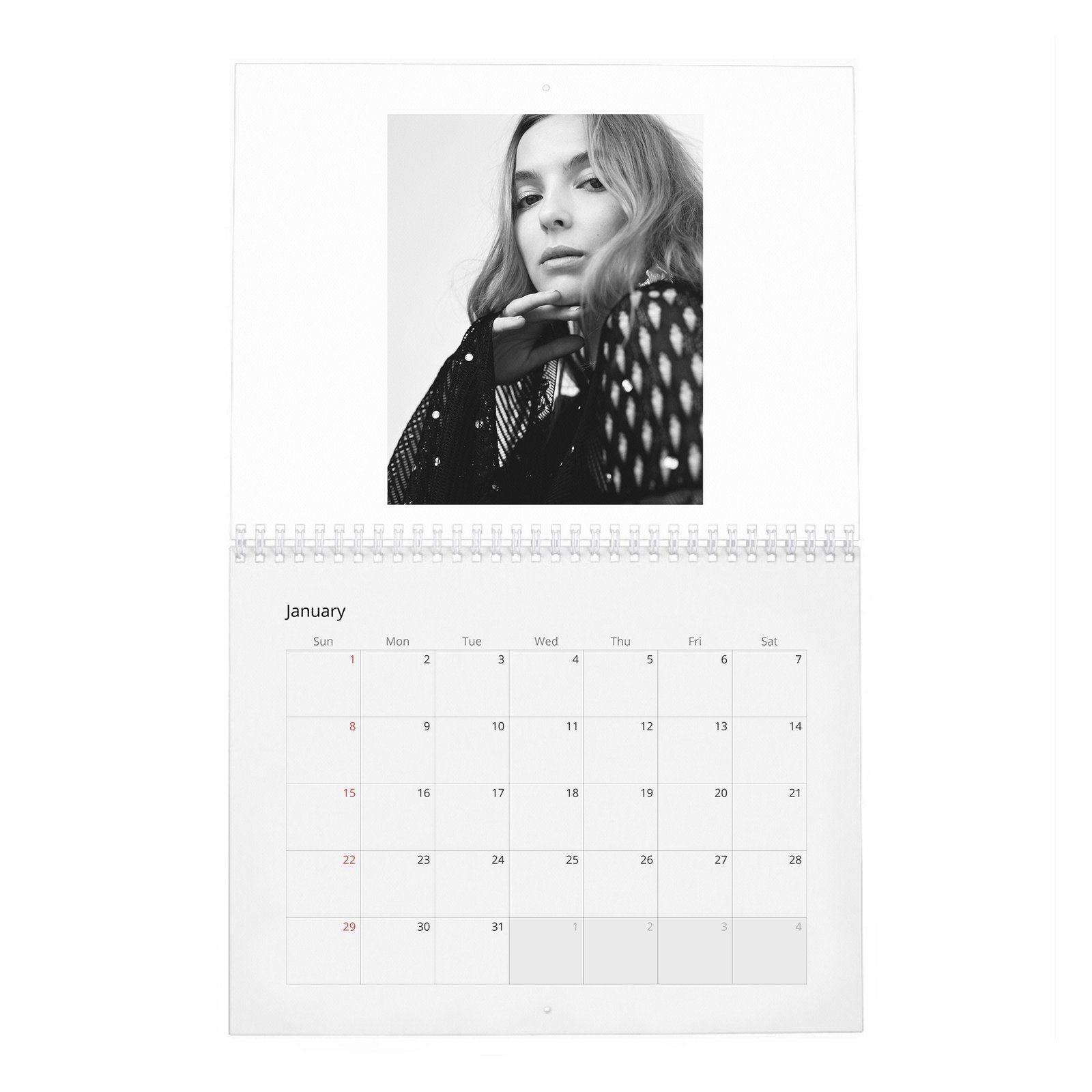 01 Jodie Comer - Talent And Perfect 2027 Wall Calendar