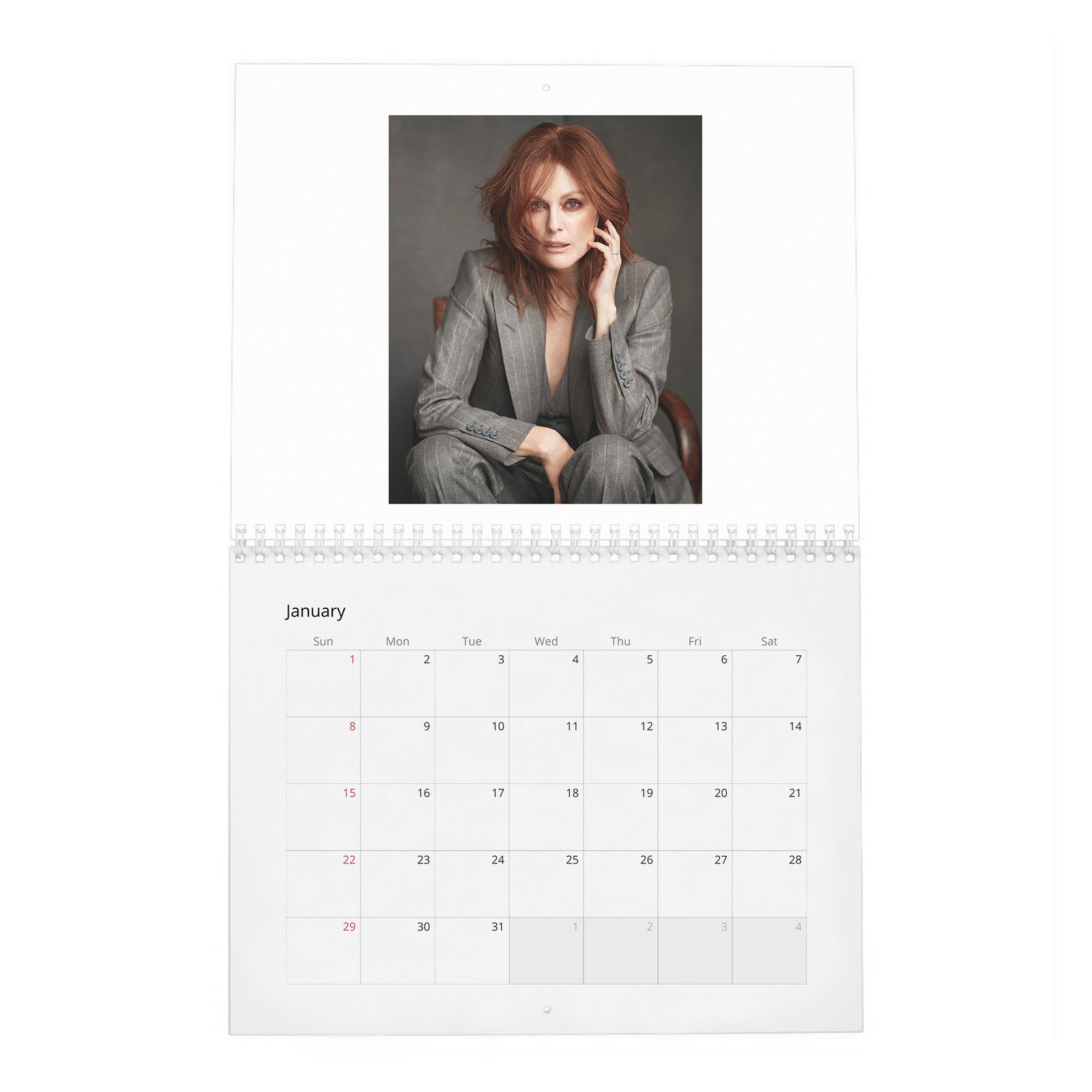 01 Julianne Moore - A Singular Woman 2027 Wall Calendar