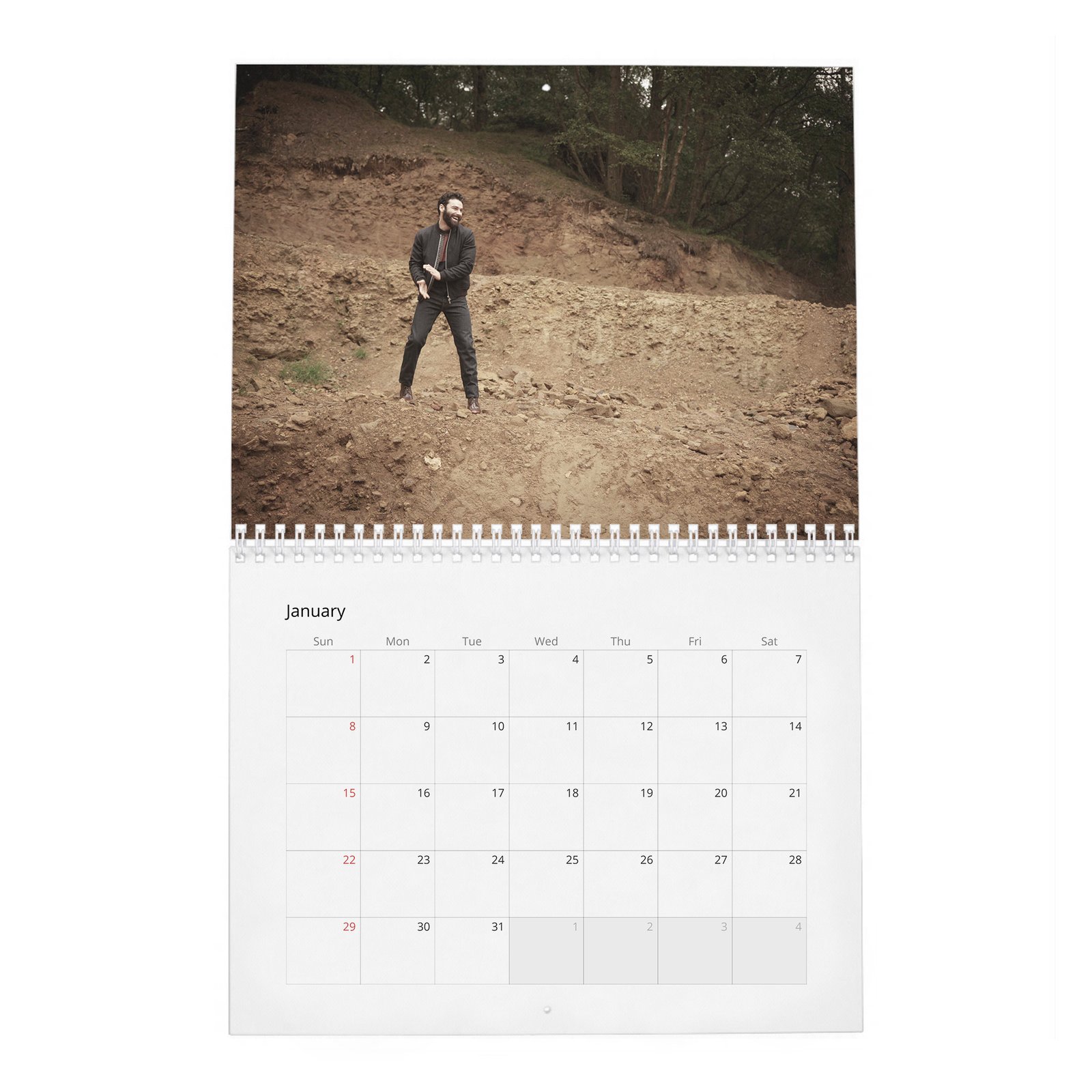 01 Aidan Turner - Encore 2027 Wall Calendar