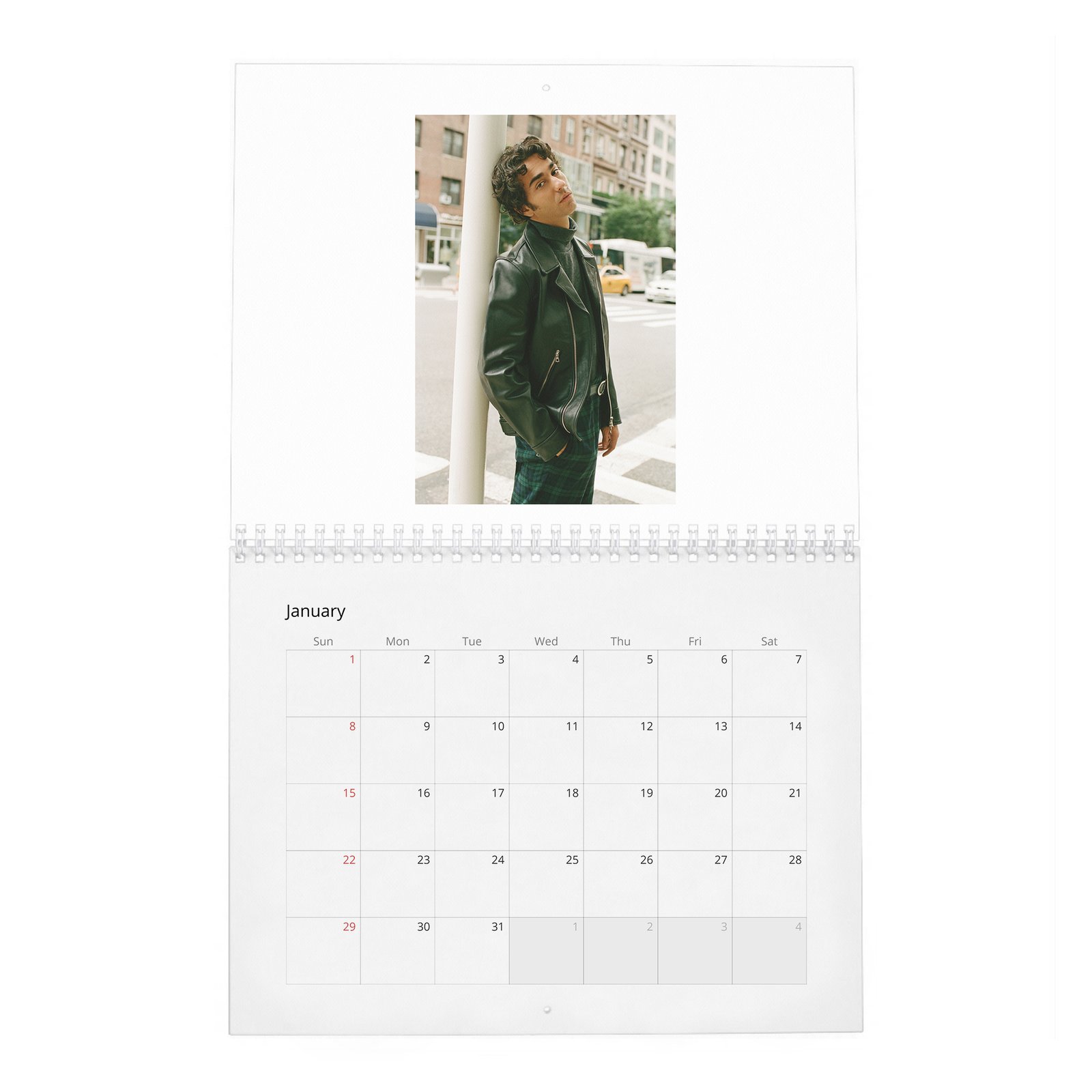 01 Alex Wolff - Interview 2027 Wall Calendar
