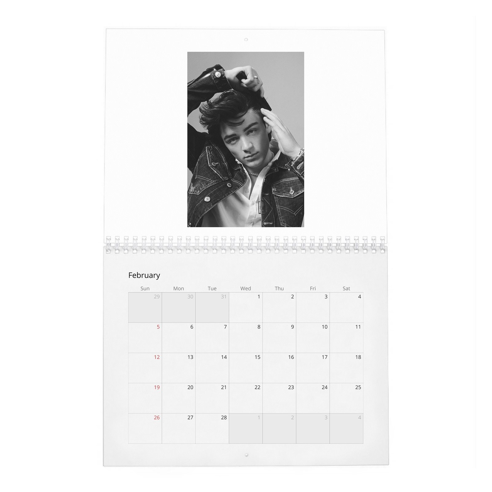 02 Asher Angel - In Conversation 2027 Wall Calendar