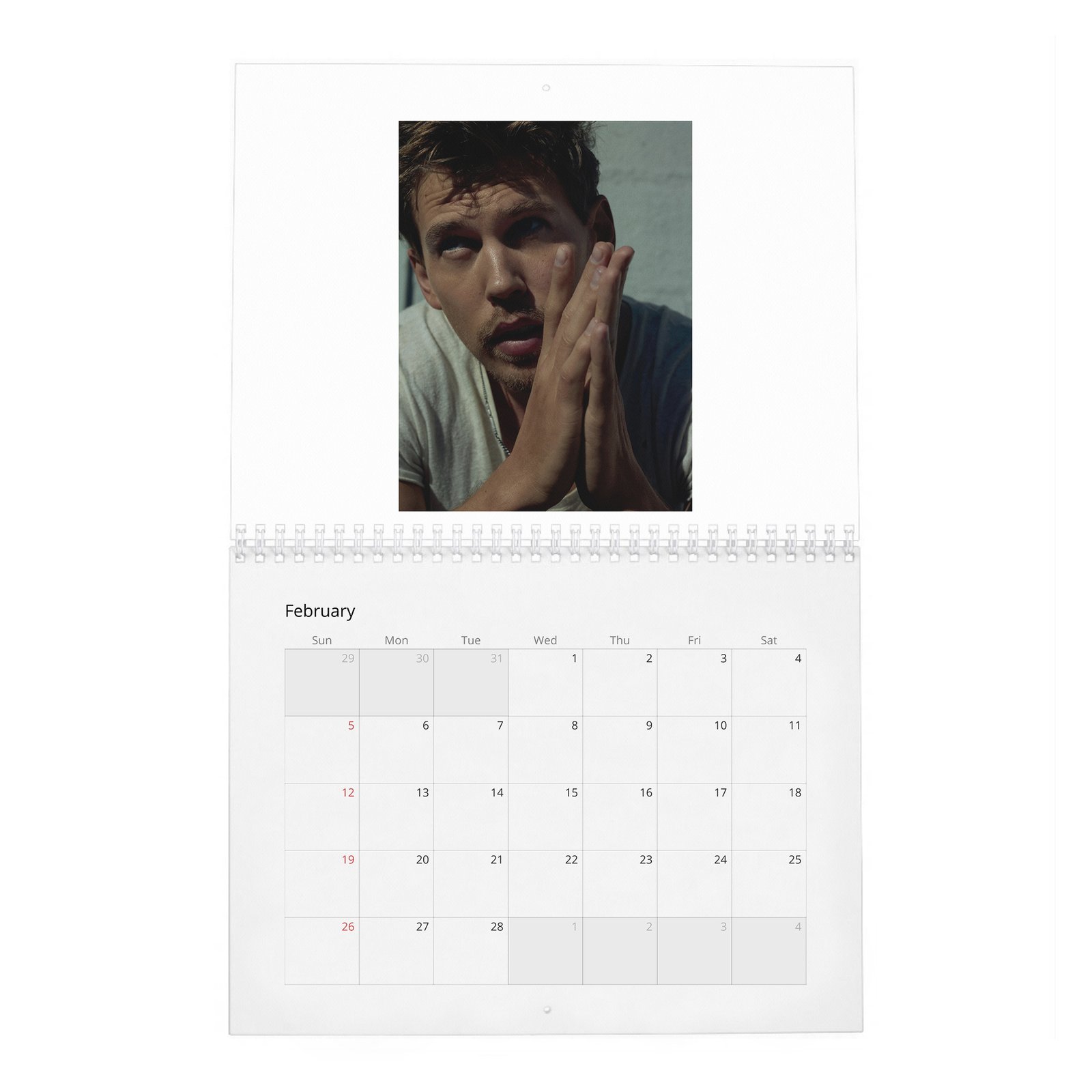 02 Austin Butler - Never Backs Down 2027 Wall Calendar