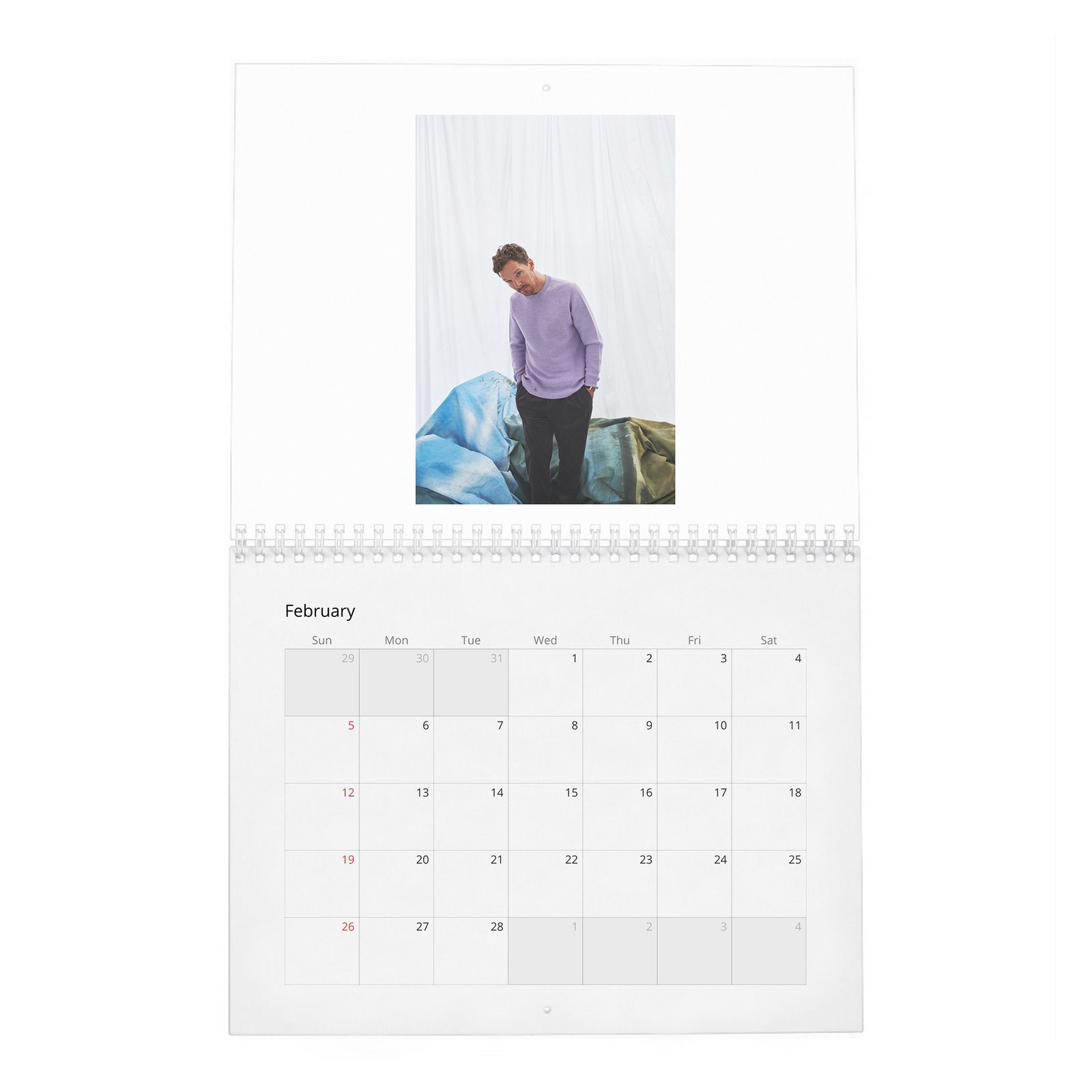 Benedict Cumberbatch - Man Of The Moment 2027 Wall Calendar