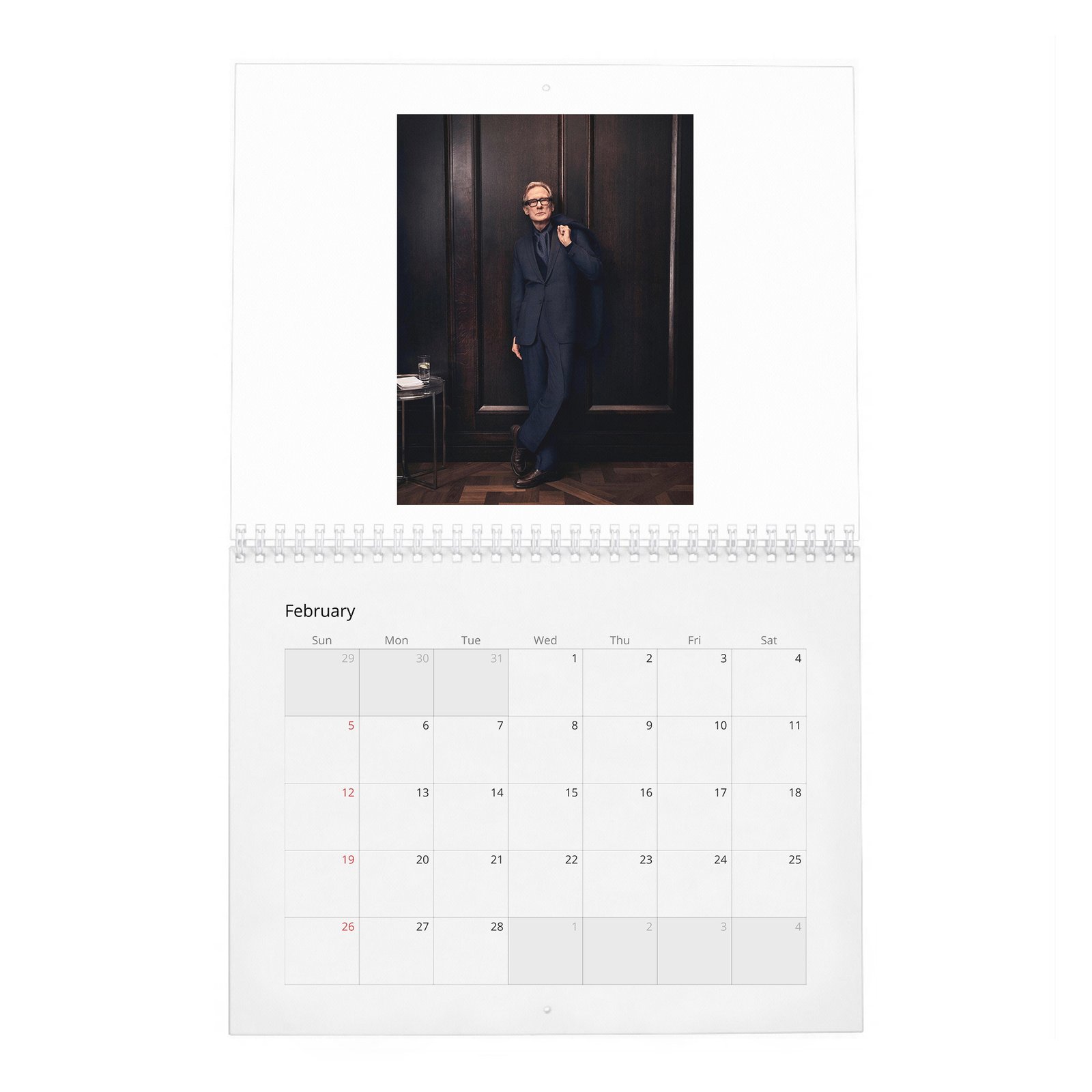 02 Bill Nighy - An Audience With 2027 Wall Calendar
