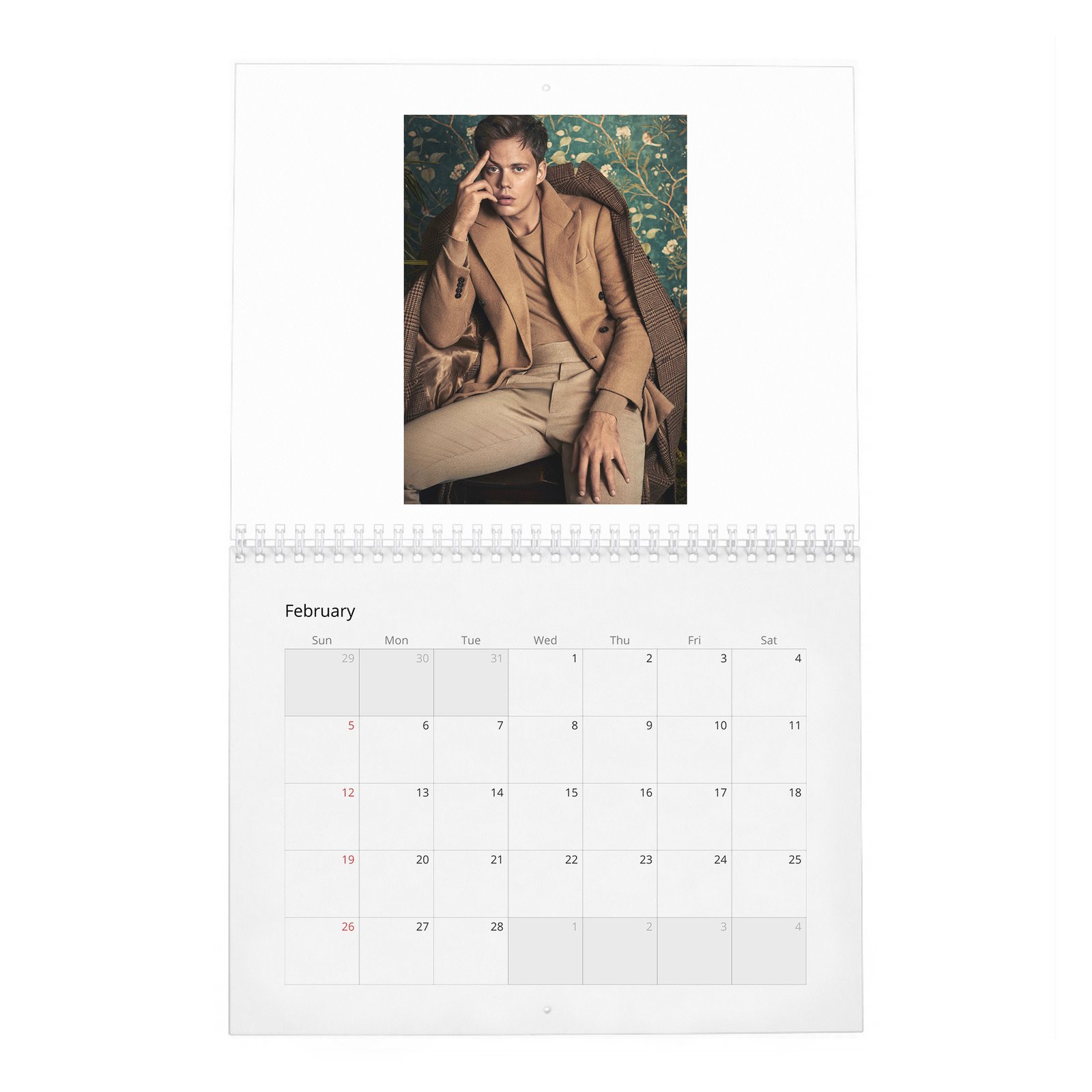 02 Bill Skarsgard - Million Dollar Bill 2027 Wall Calendar