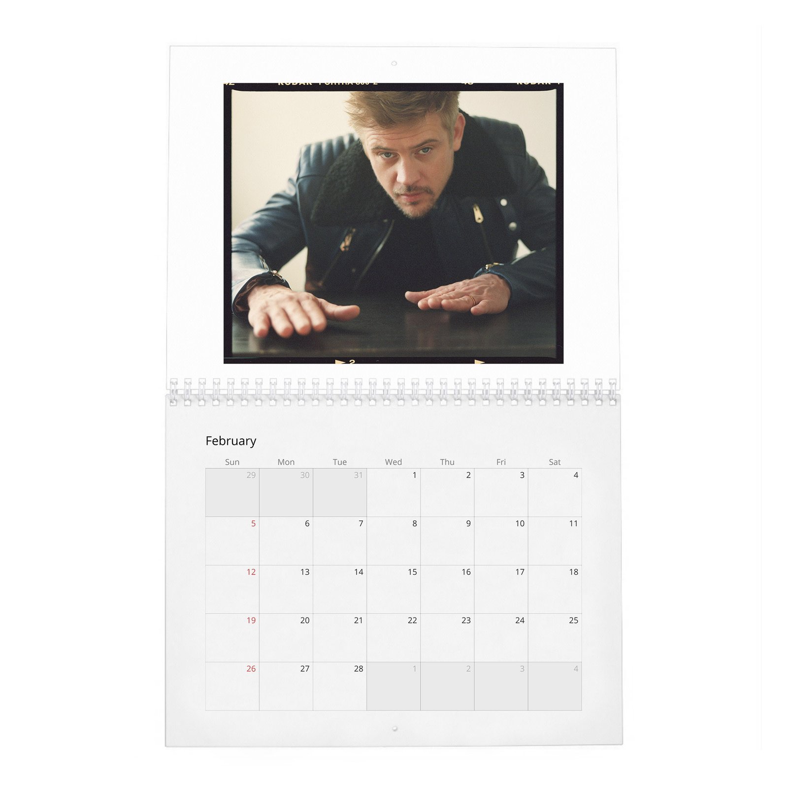 02 Boyd Holbrook - Laterals 2027 Wall Calendar