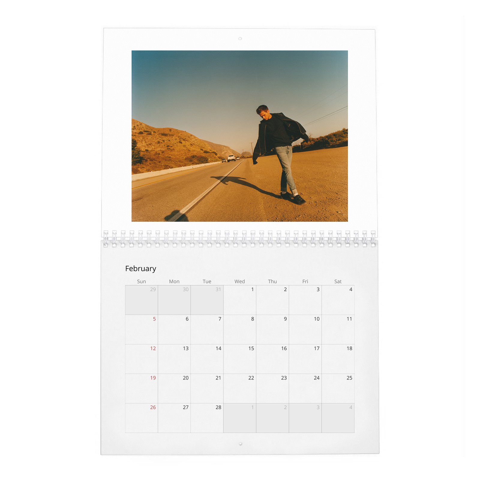 Brandon Flynn - California Dreamin' 2027 Wall Calendar