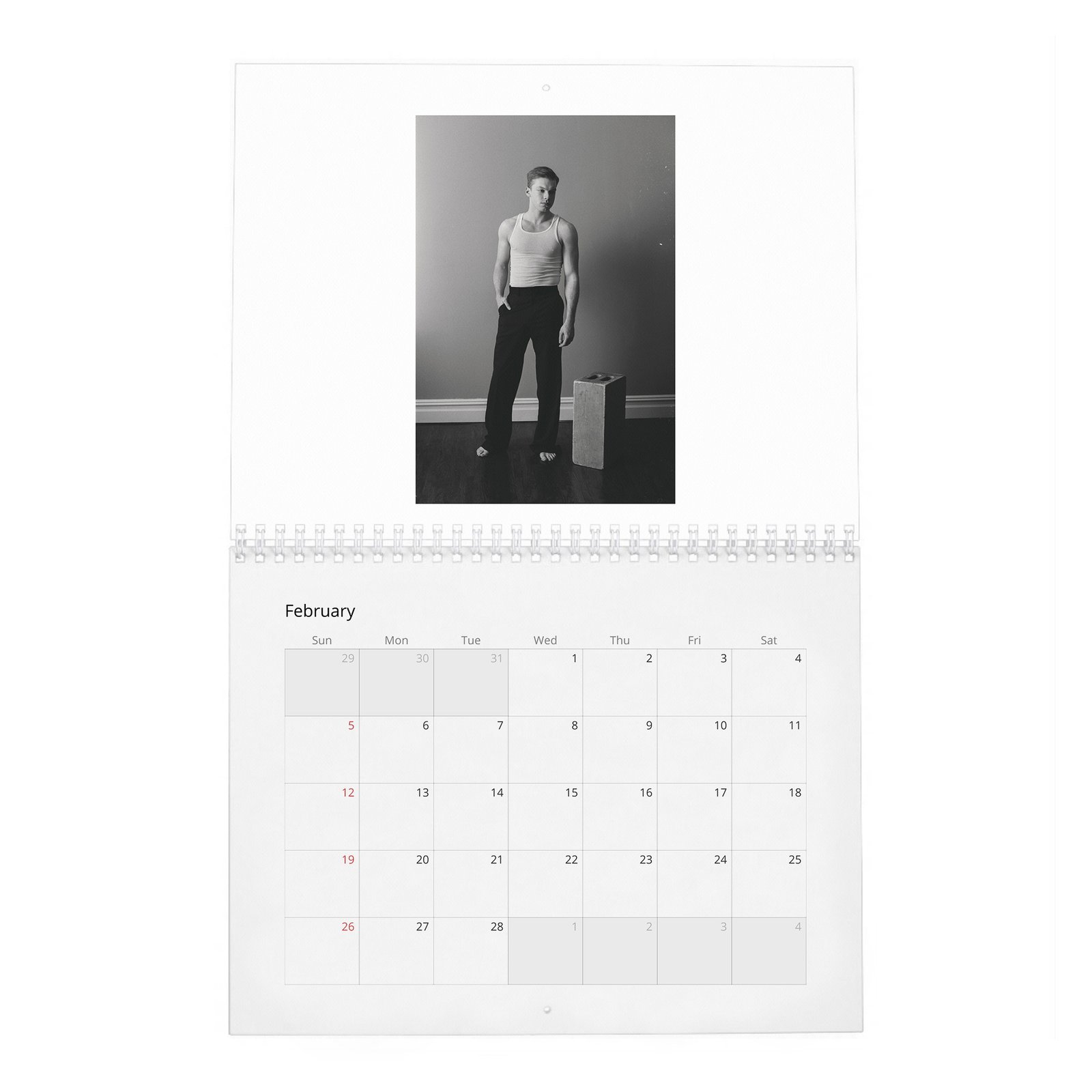 02 Cameron Monaghan - Pibe 2027 Wall Calendar