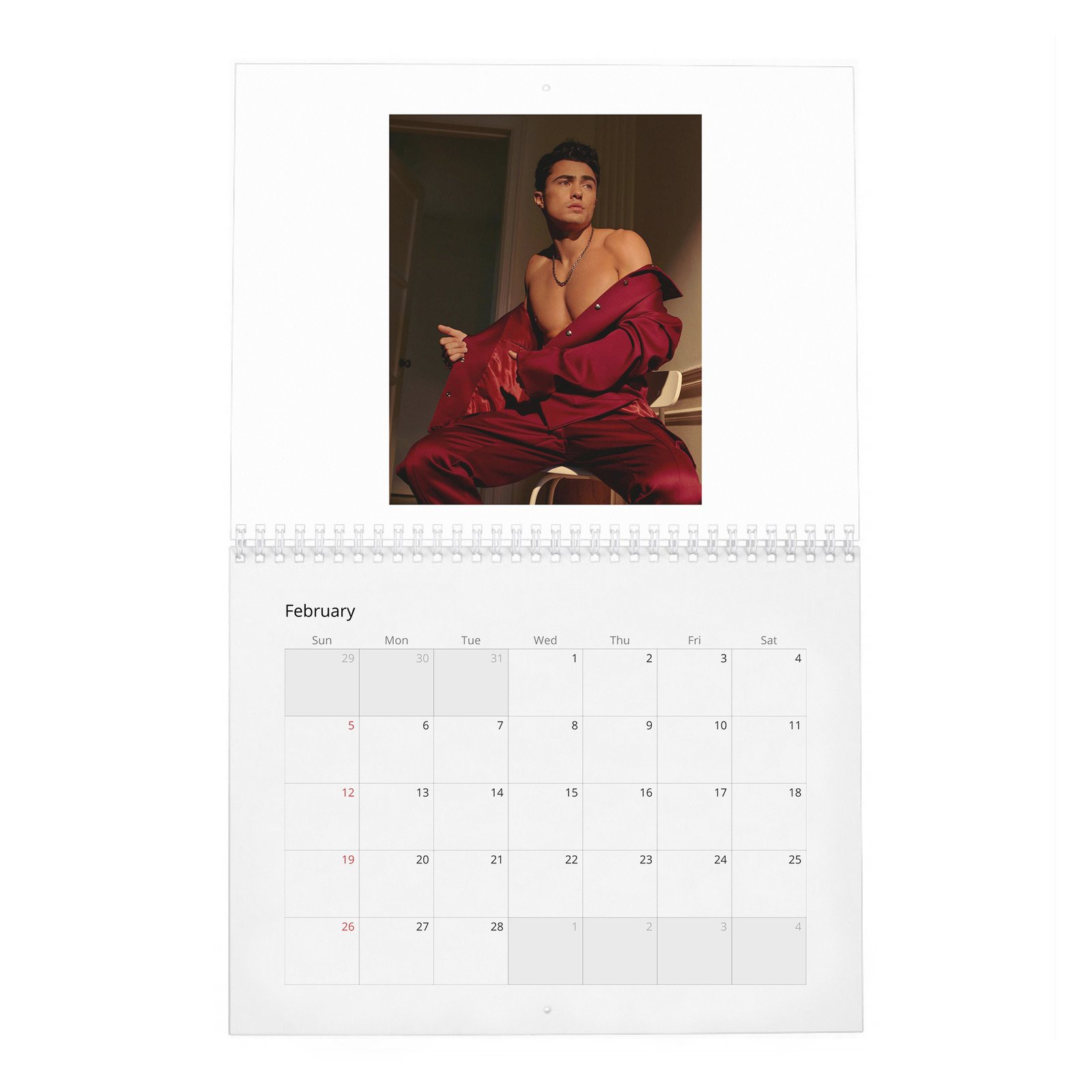 Darren Barnet - Confidence, Identity, and Growth 2027 Wall Calendar