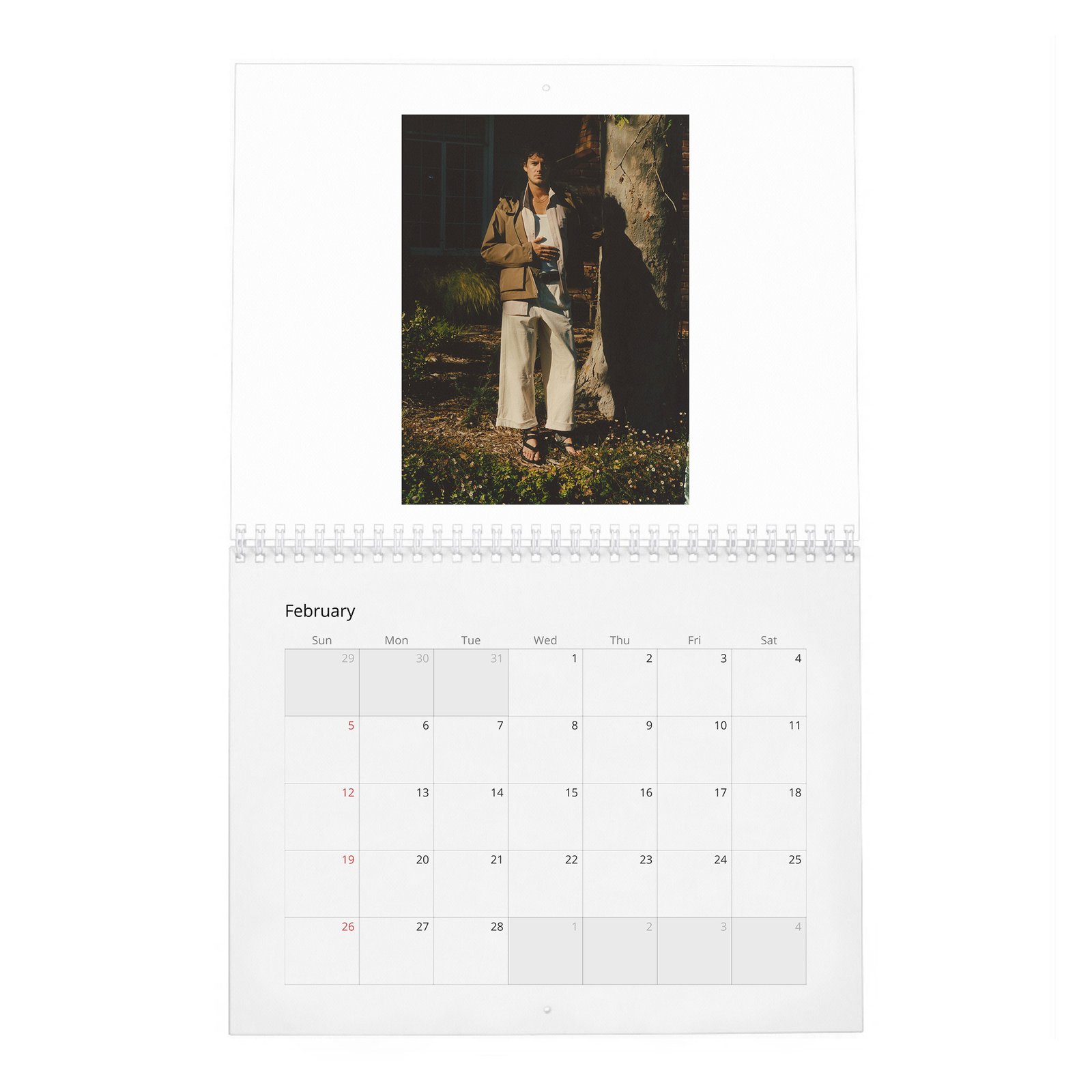02 Cesar Domboy - Flaunt 2027 Wall Calendar