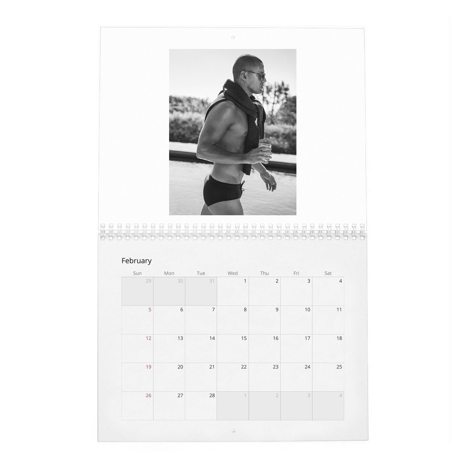 02 Channing Tatum - Second Act 2027 Wall Calendar
