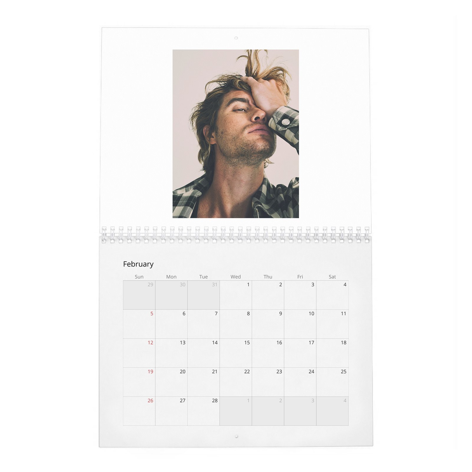 Chase Stokes - Living In The Moment 2027 Wall Calendar