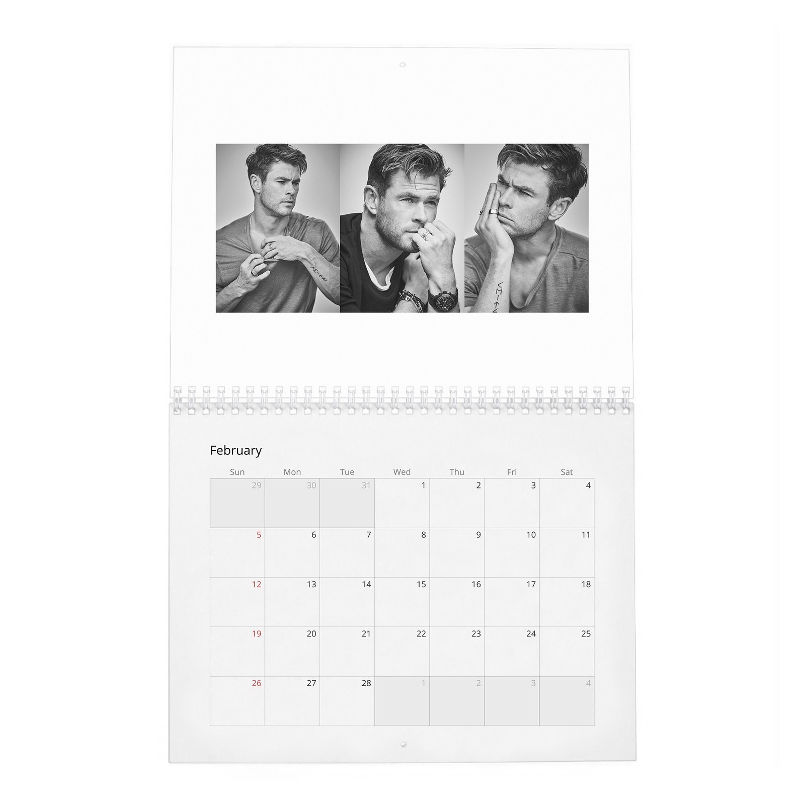 Chris Hemsworth - Strength And Soul 2027 Wall Calendar