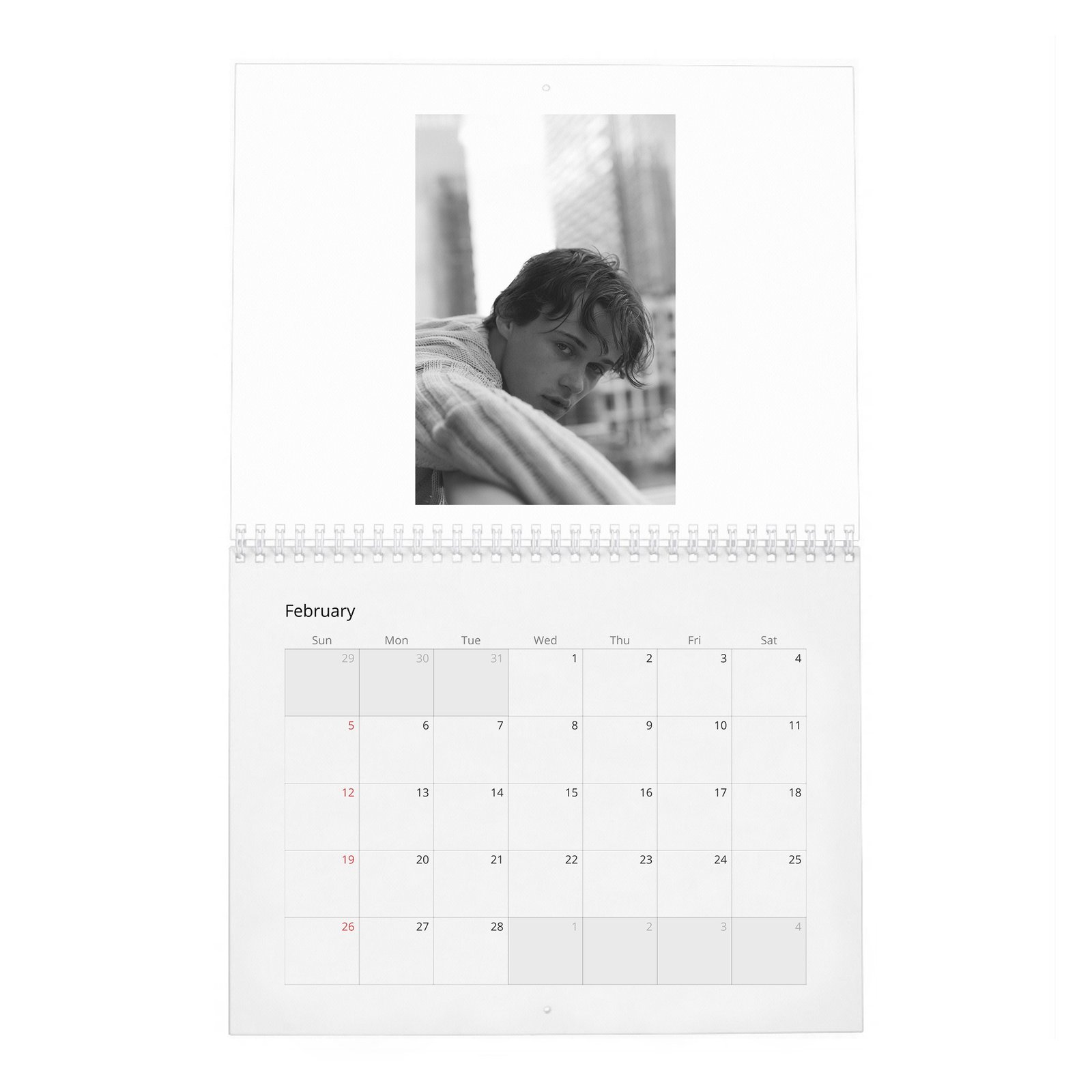 Christopher Briney - Passion For Acting 2027 Wall Calendar