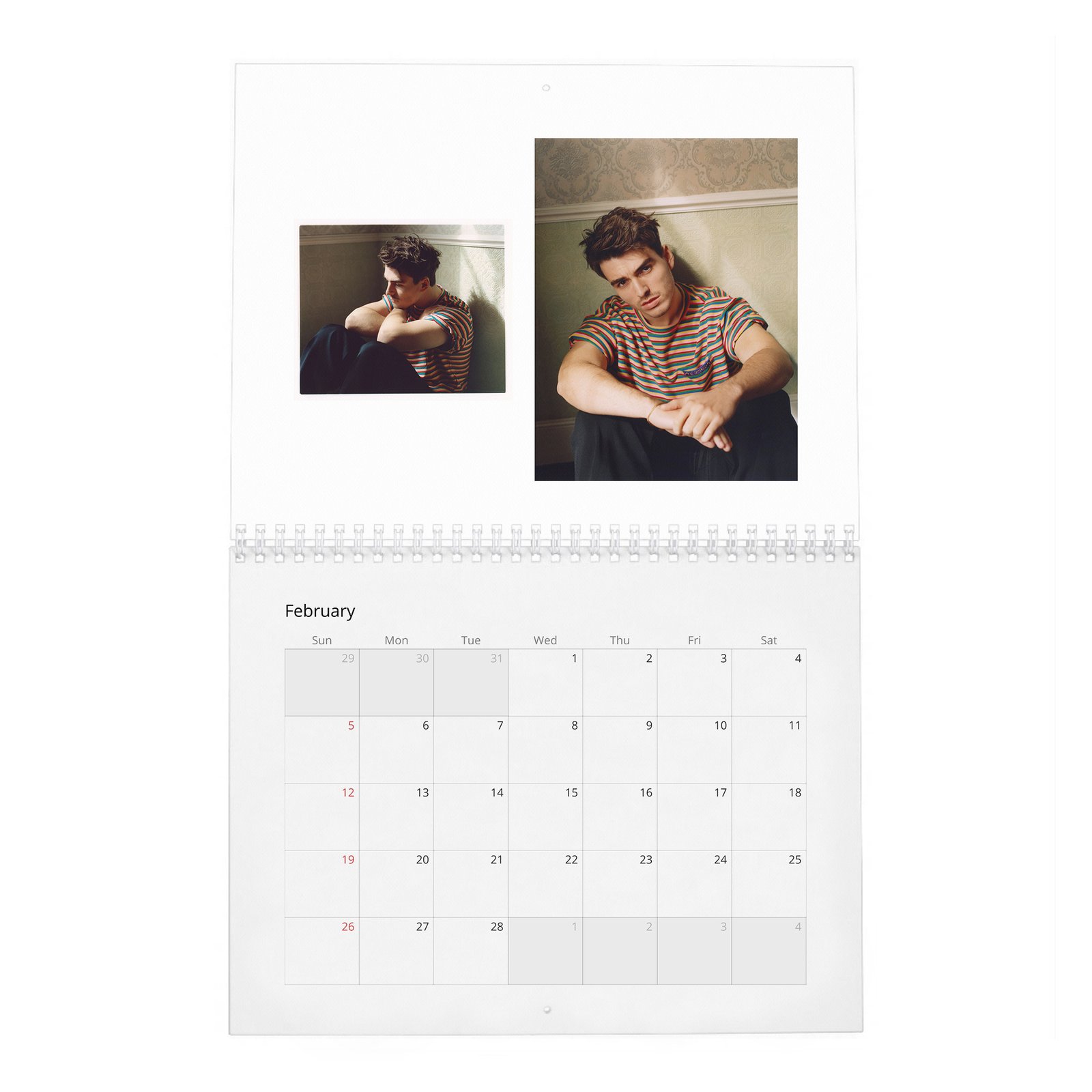 Corey Mylchreest - Leading Man 2027 Wall Calendar