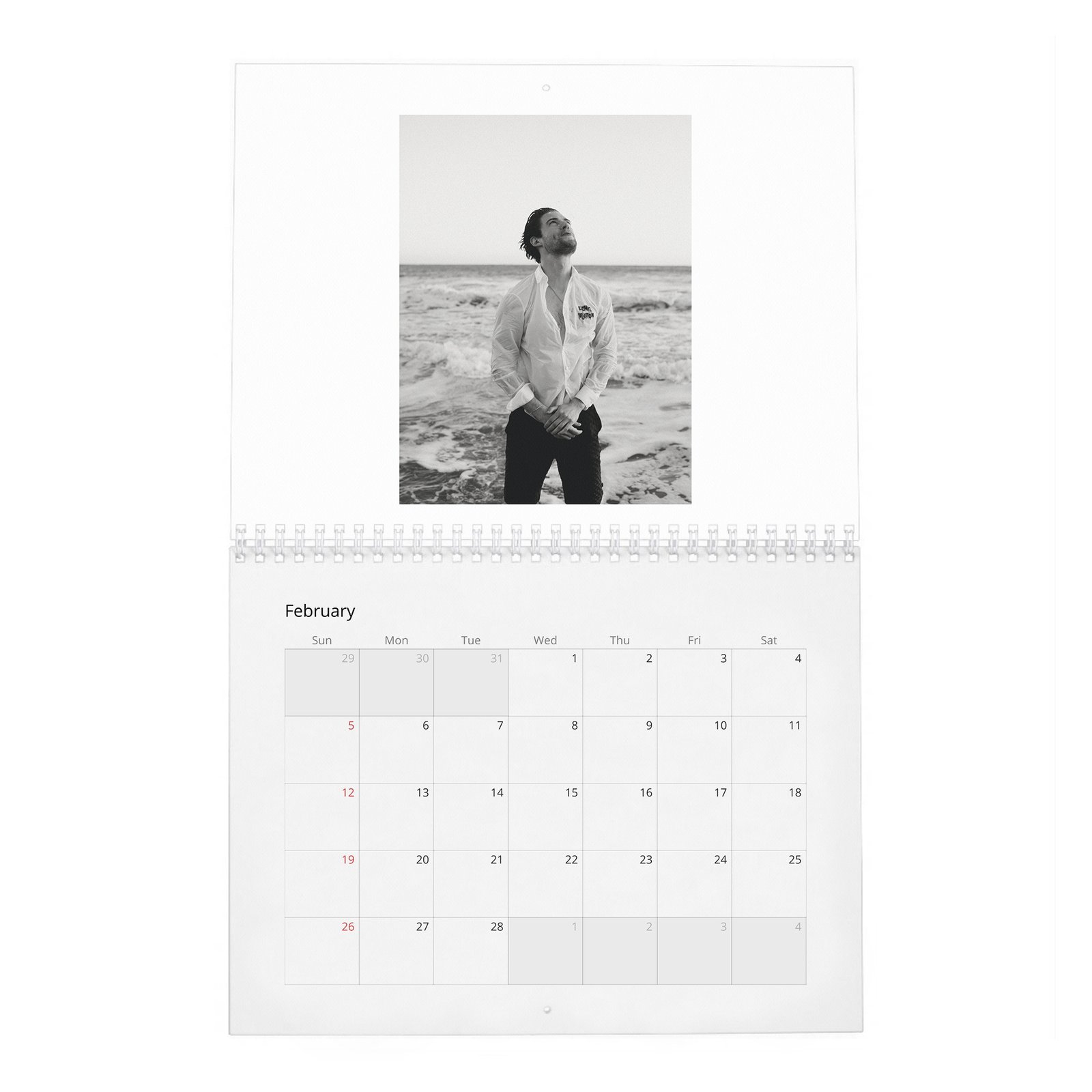 02 David Corenswet - Man About Town 2027 Wall Calendar