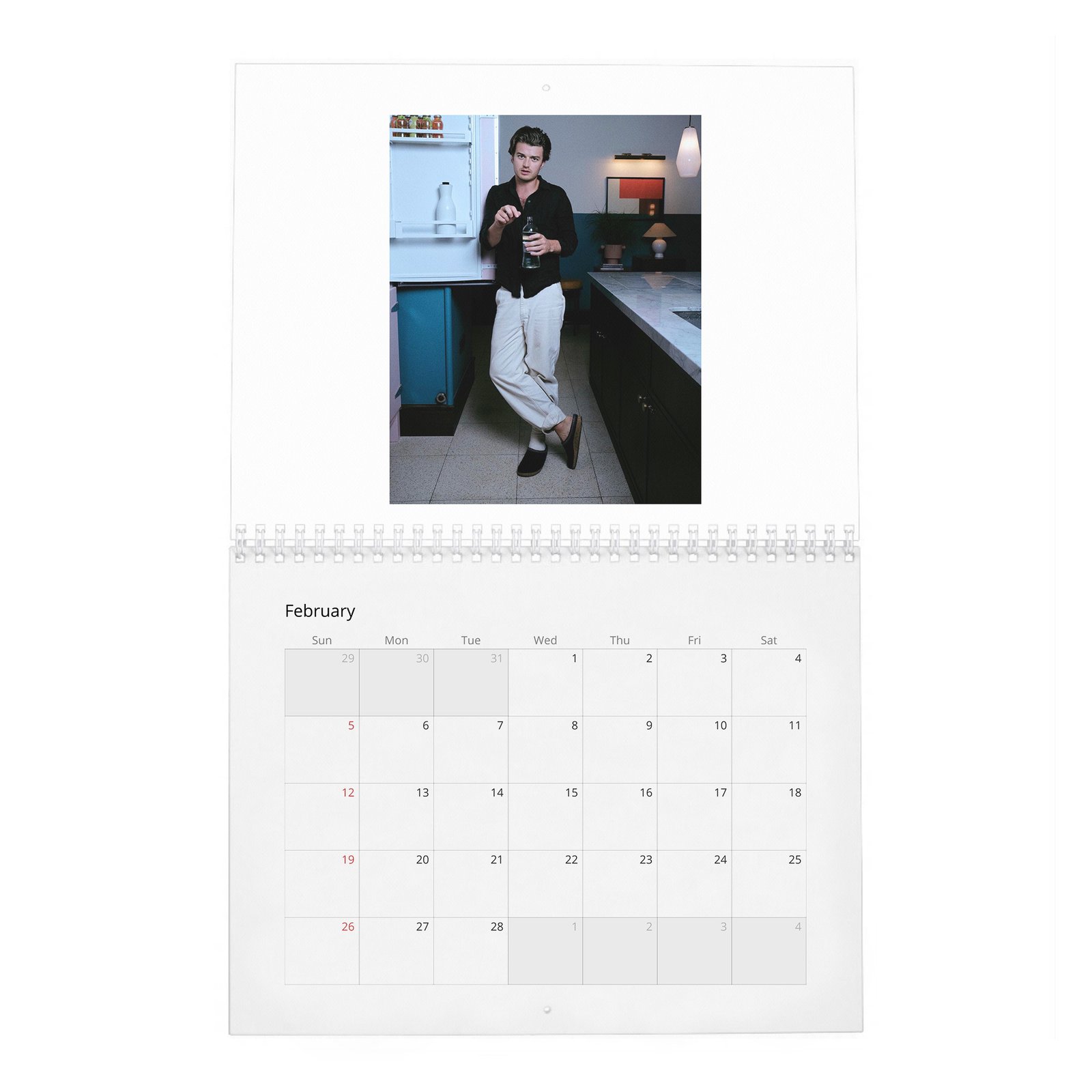 02 Joe Keery - Turning Expectations 2027 Wall Calendar