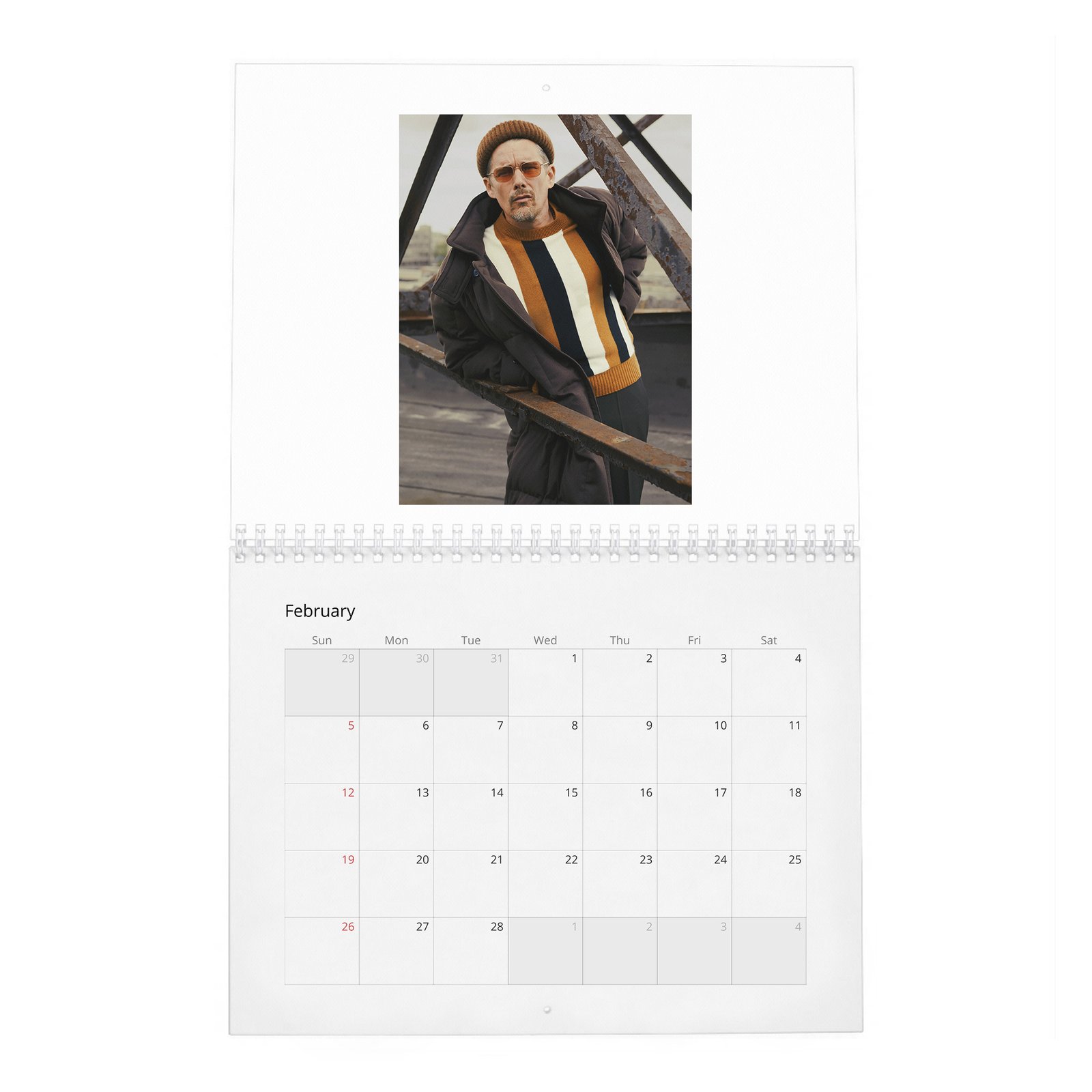 02 Ethan Hawke - Always In Style 2027 Wall Calendar