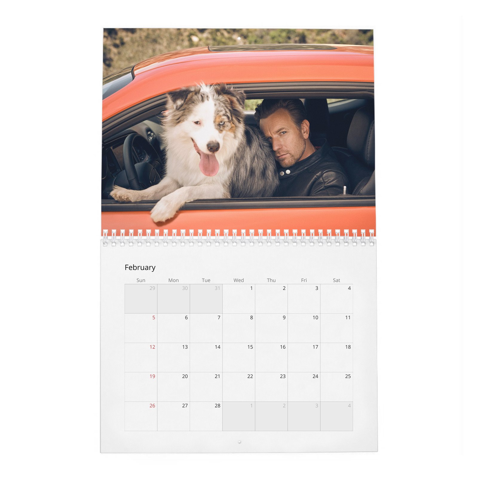 02 Ewan Mcgregor - Leading Man 2027 Wall Calendar