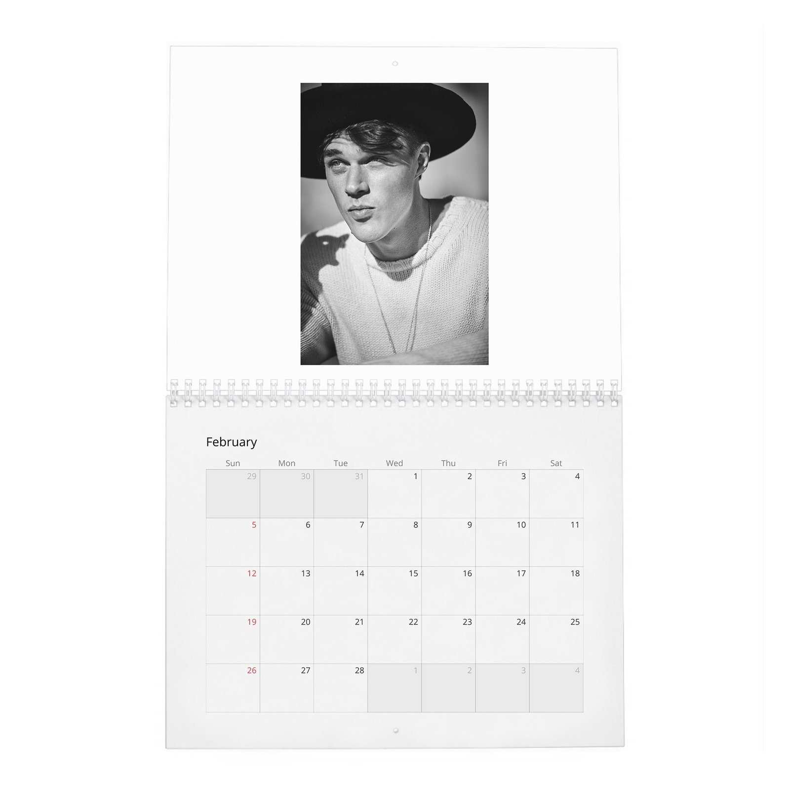 Finn Wittrock - Flaunt 2027 Wall Calendar