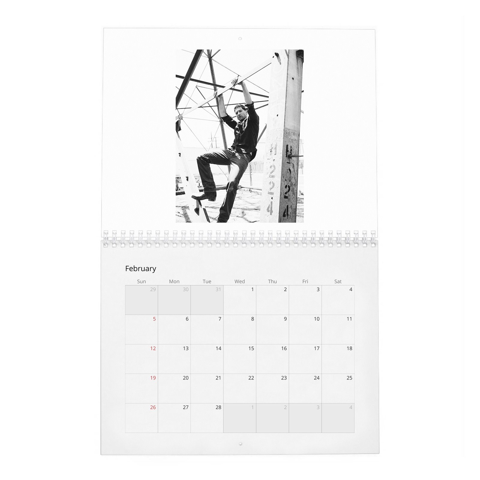 02 Jon Bernthal - Man On Fire 2027 Wall Calendar