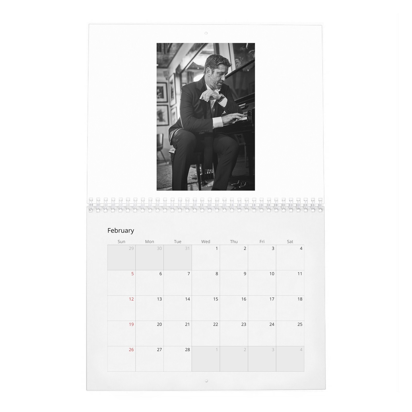 02 Gerard Butler - Nobleman 2027 Wall Calendar