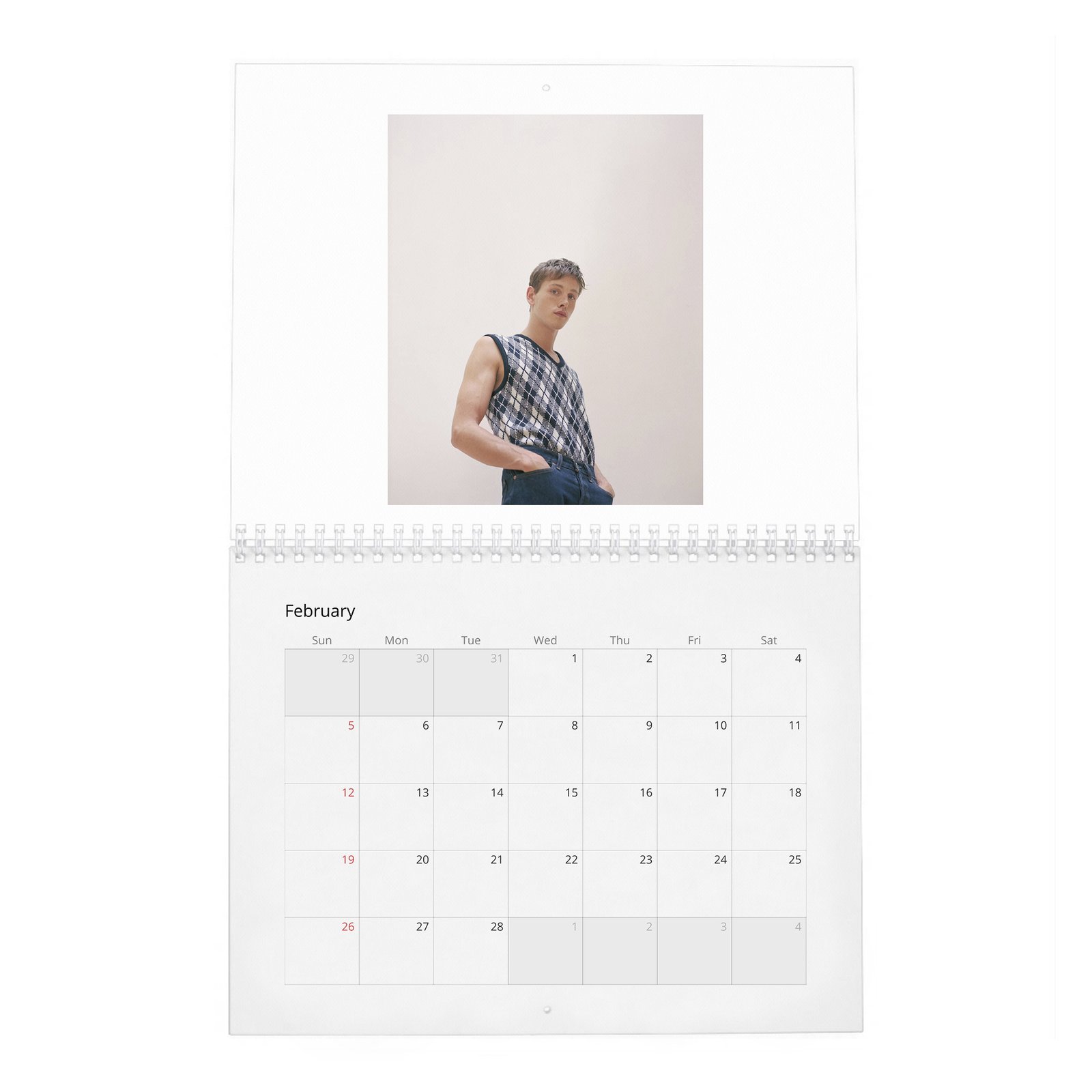 Harris Dickinson - Wonderland 2027 Wall Calendar