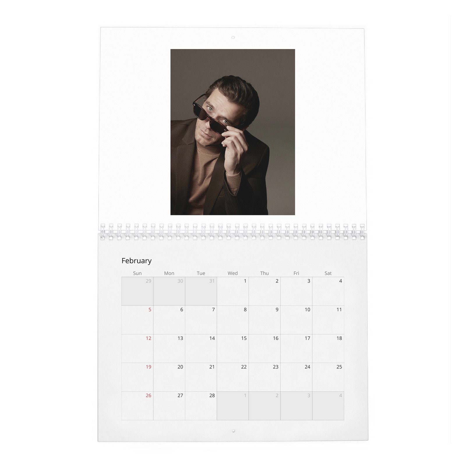 02 Henry Cavill - Almost Perfect 2027 Wall Calendar