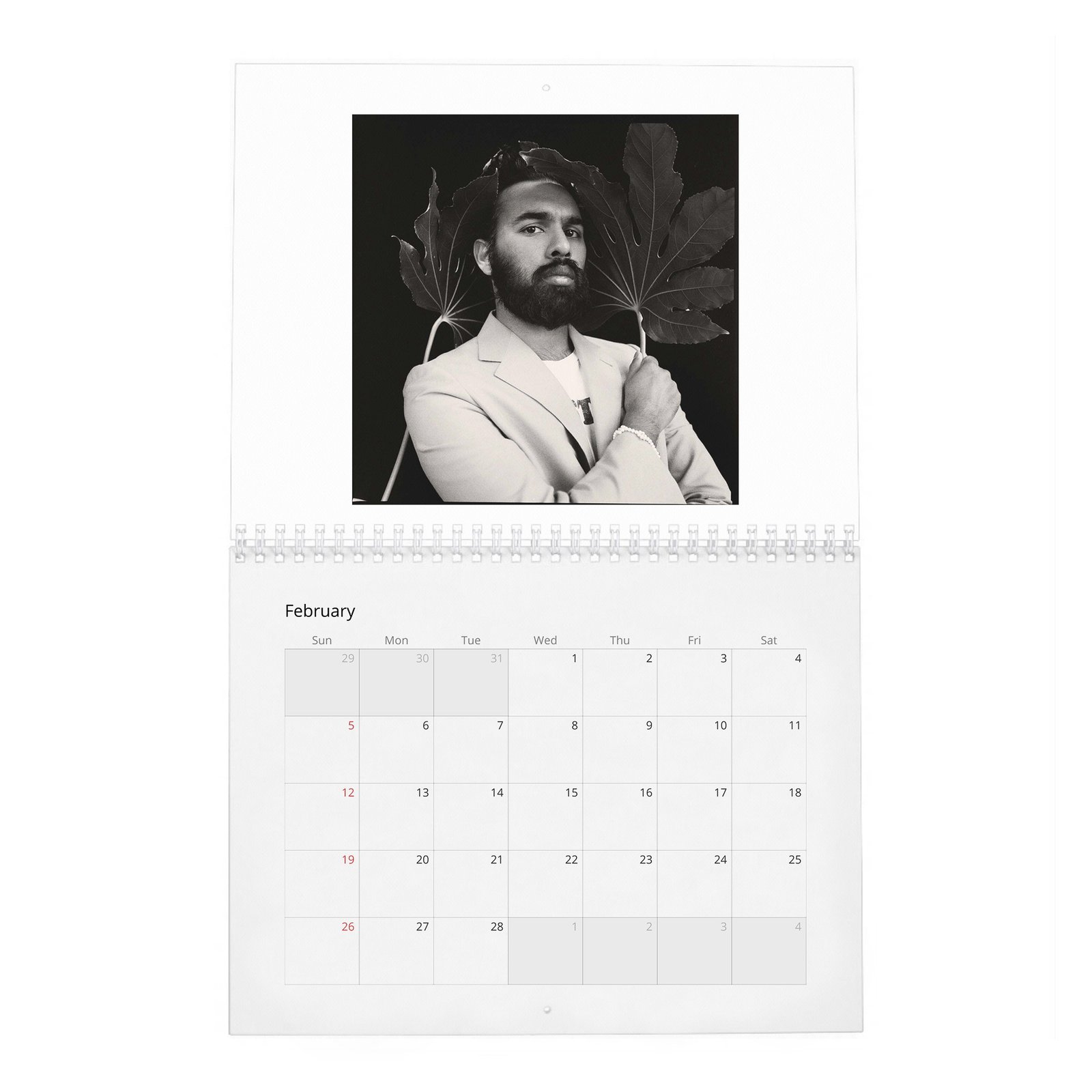 02 Himesh Patel - Content 2027 Wall Calendar