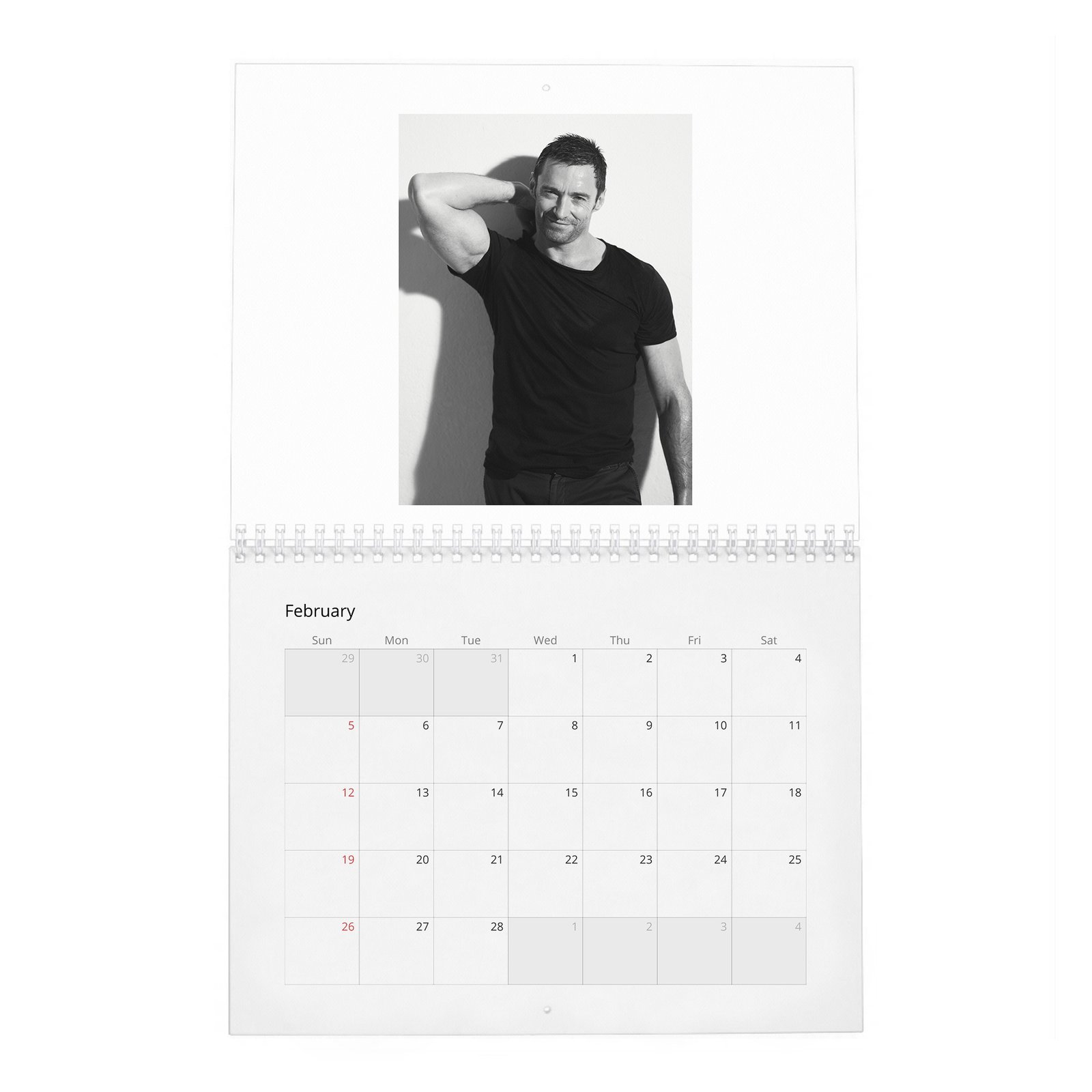 02 Hugh Jackman - The Greatest 2027 Wall Calendar
