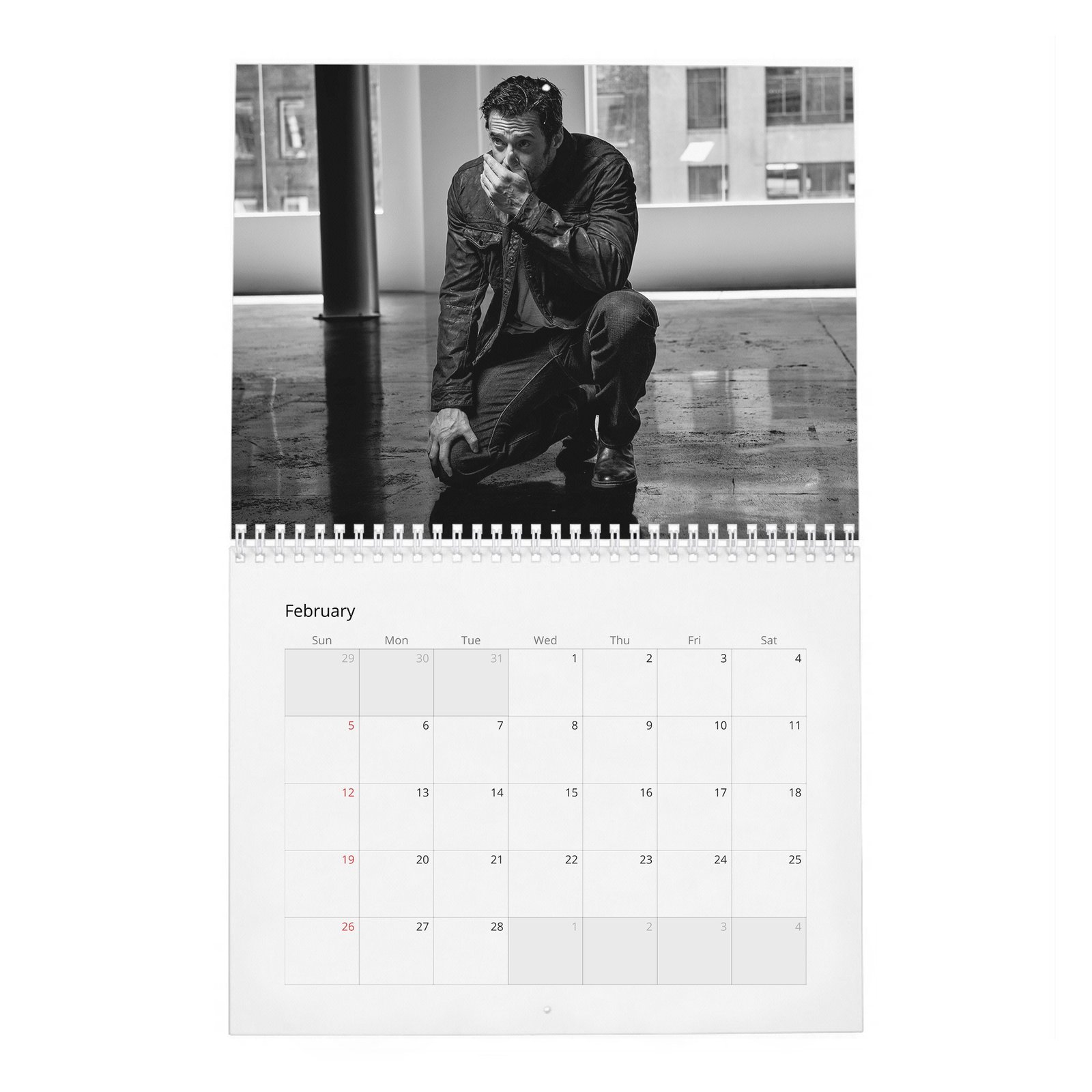 02 Hugh Jackman - There Is A Beast Inside 2027 Wall Calendar